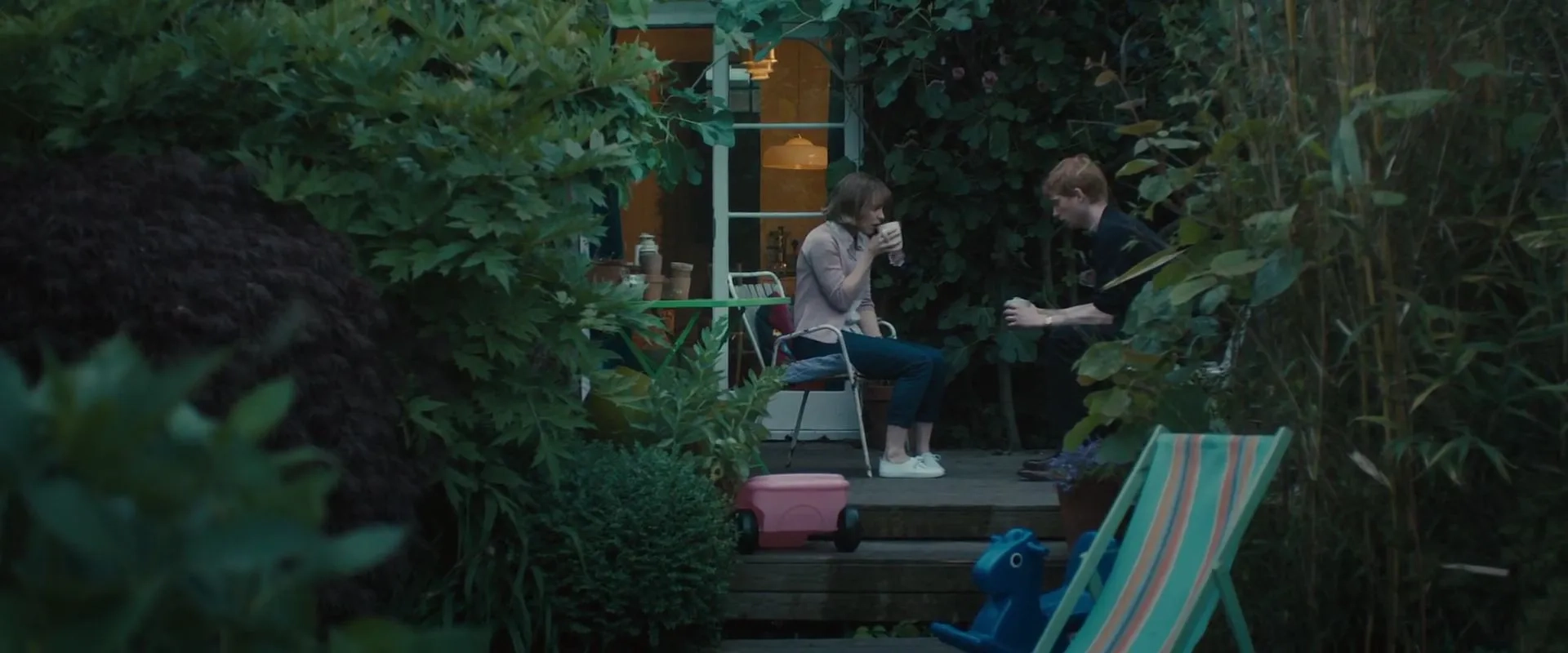 Rachel McAdams and Domhnall Gleeson in About Time (2013)
