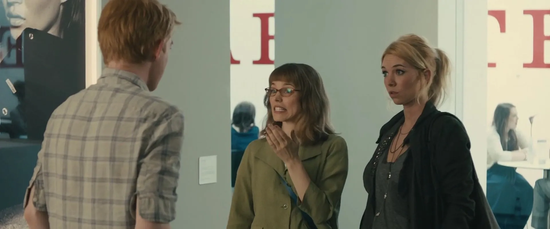 Rachel McAdams, Domhnall Gleeson, and Vanessa Kirby in About Time (2013)