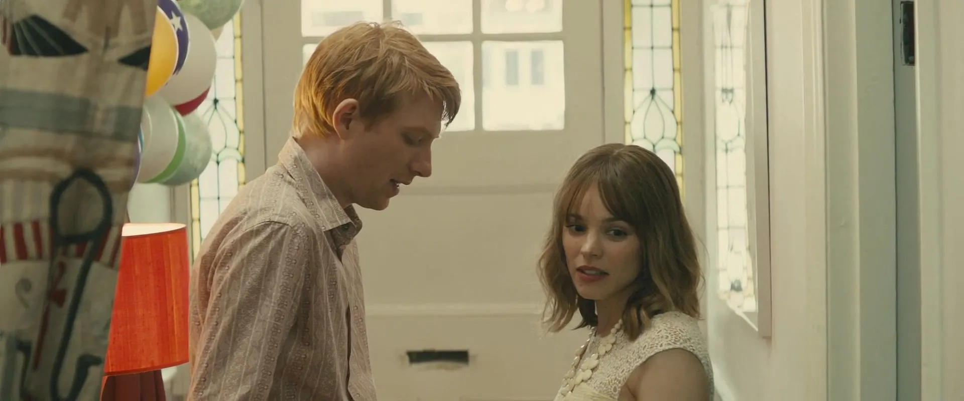 Rachel McAdams and Domhnall Gleeson in About Time (2013)