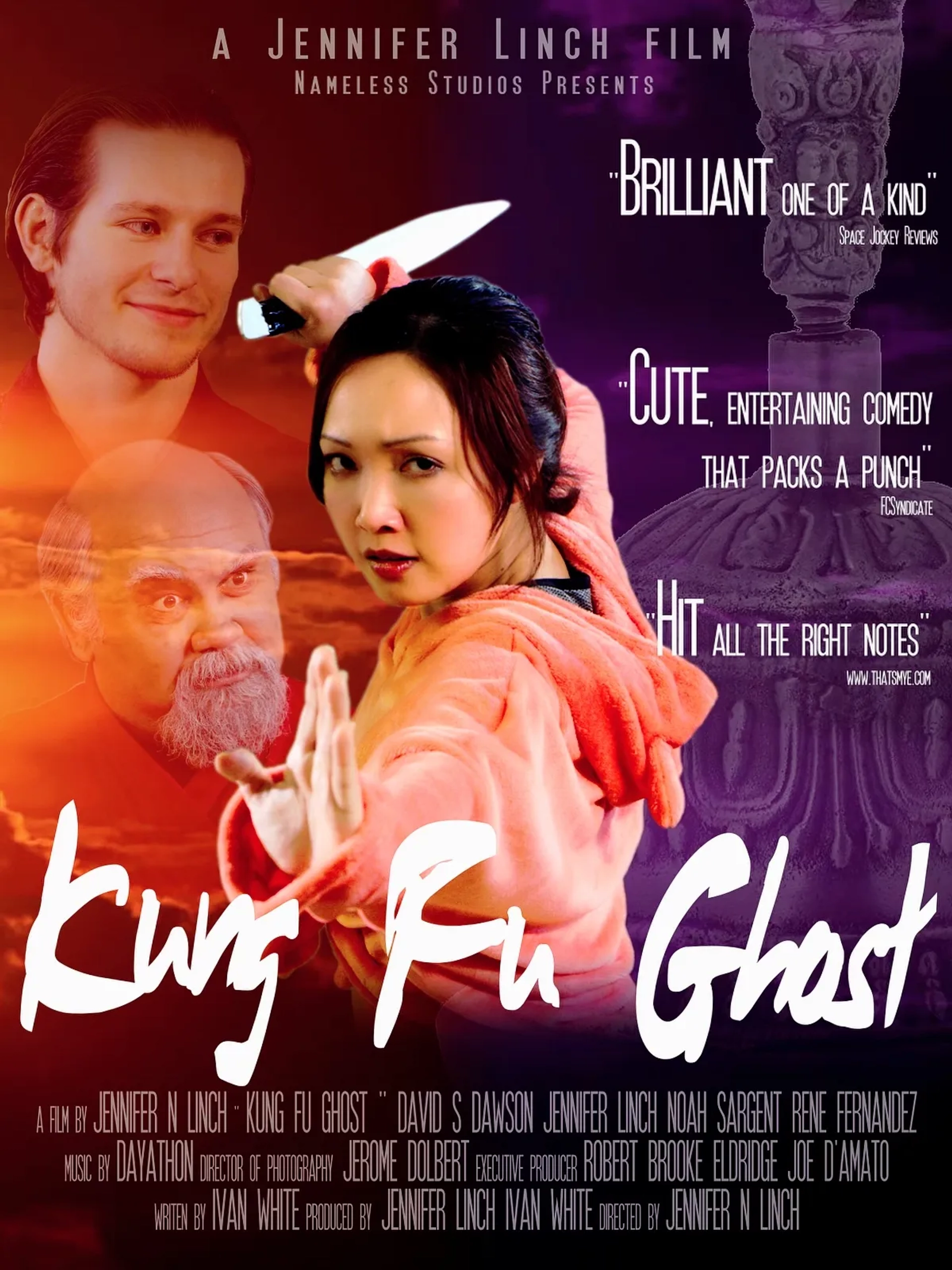 David S. Dawson and Jennifer N. Linch in Kung Fu Ghost (2022)