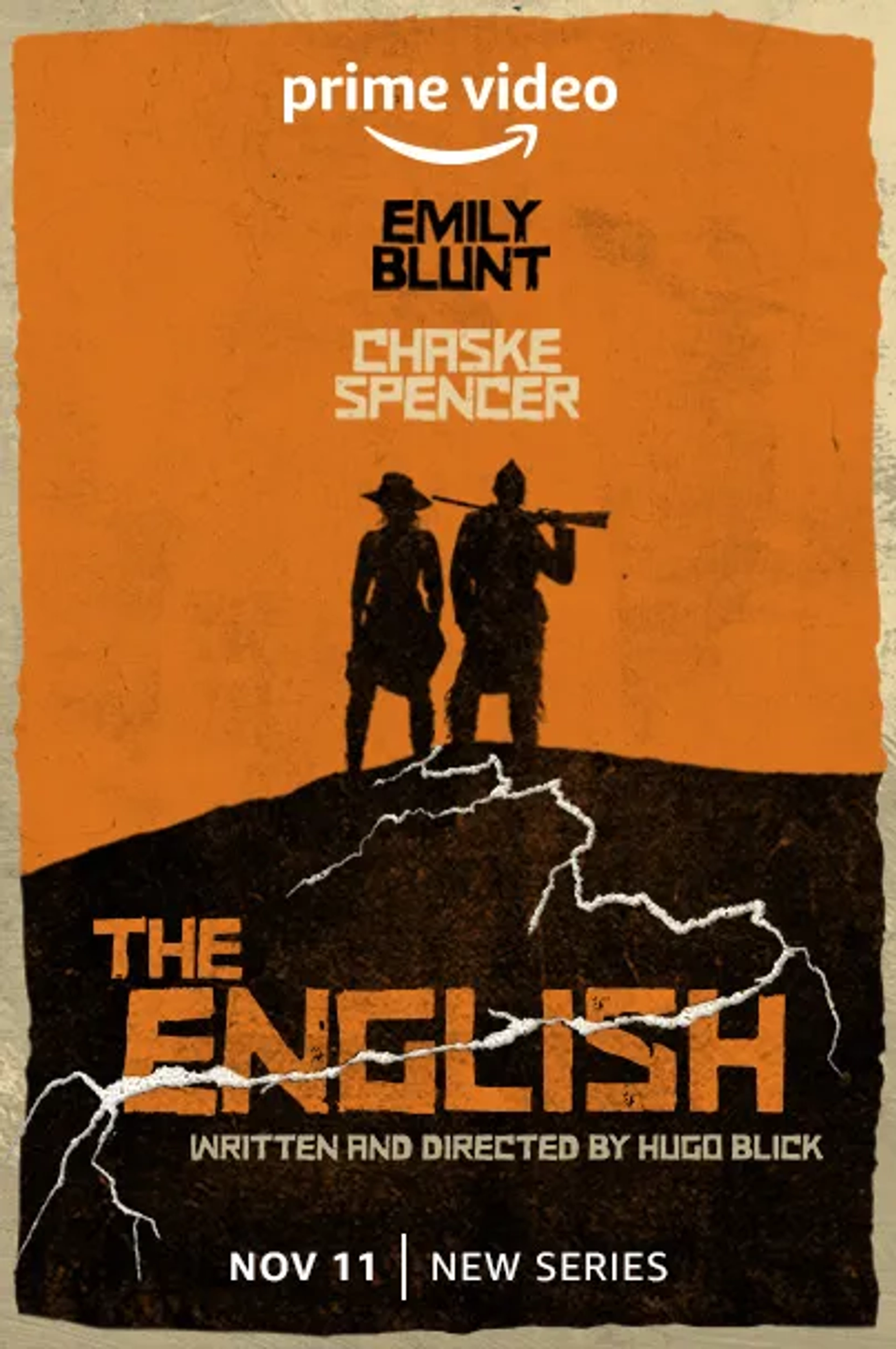 Chaske Spencer and Emily Blunt in The English (2022)