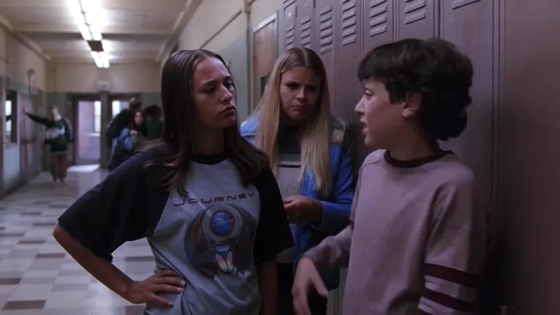 Busy Philipps, John Francis Daley, and Rashida Jones in Freaks and Geeks (1999)