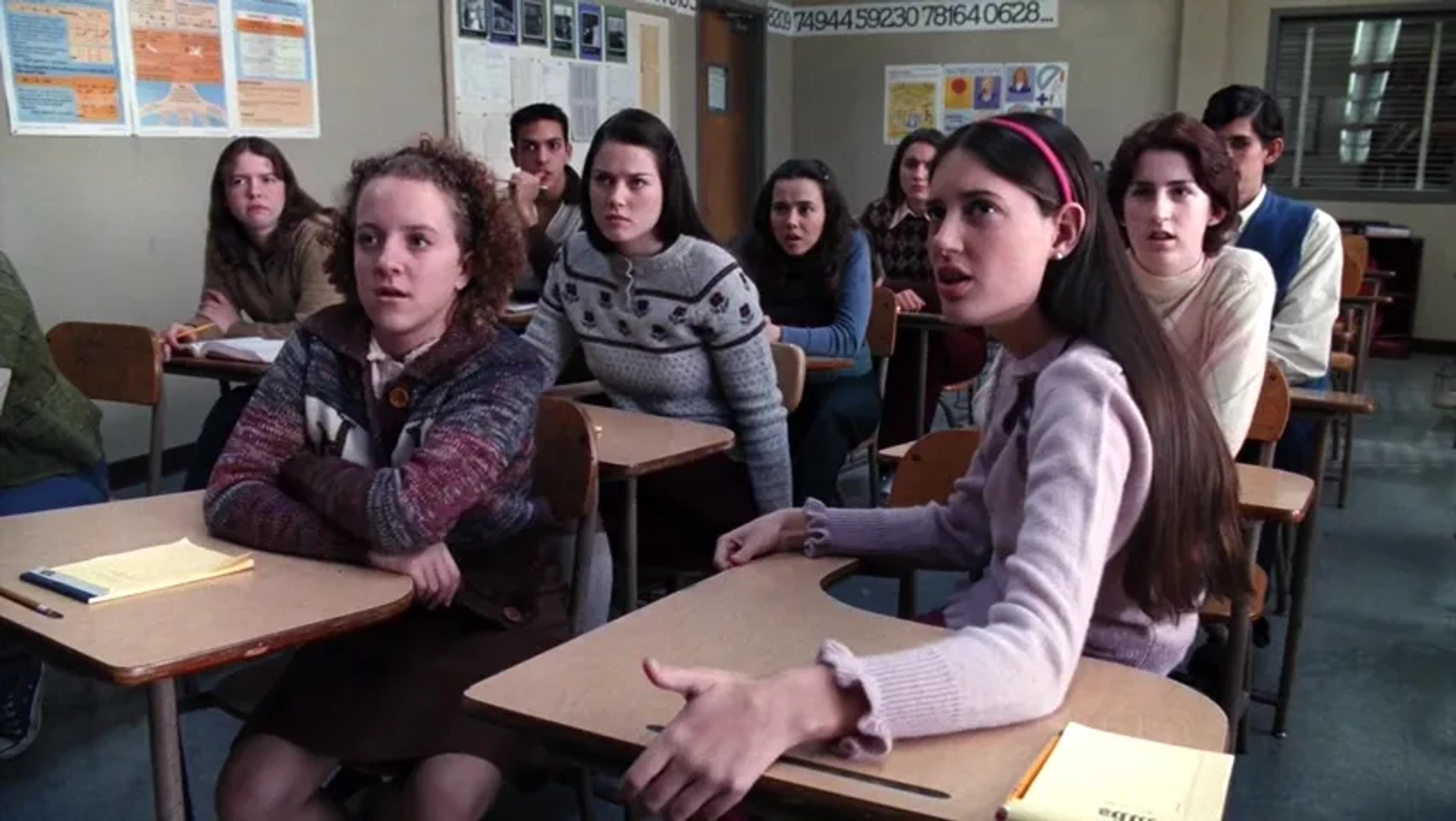 Linda Cardellini, Olivia Hack, Sarah Hagan, and Alexandra Breckenridge in Freaks and Geeks (1999)