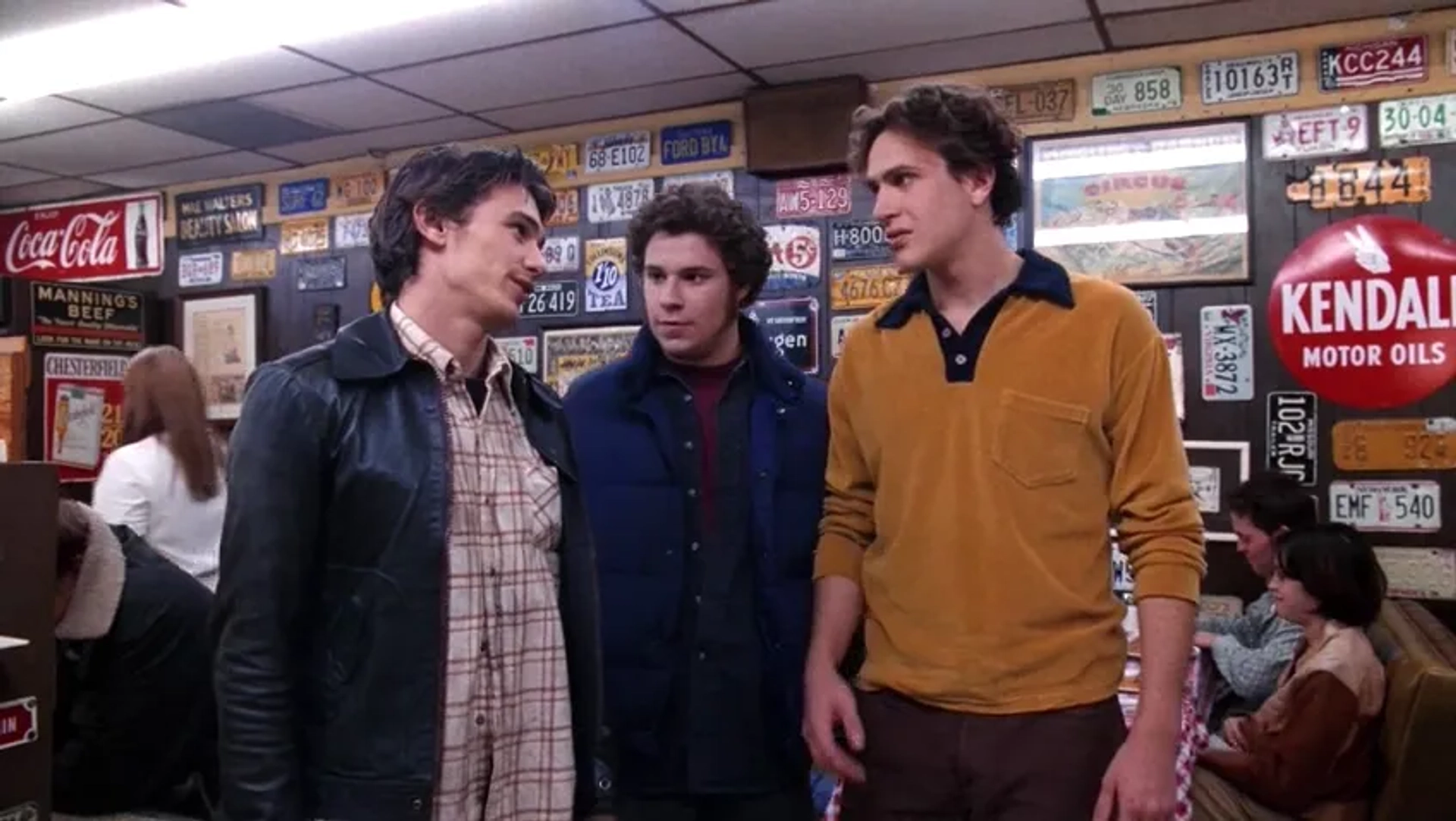 James Franco, Seth Rogen, and Jason Segel in Freaks and Geeks (1999)