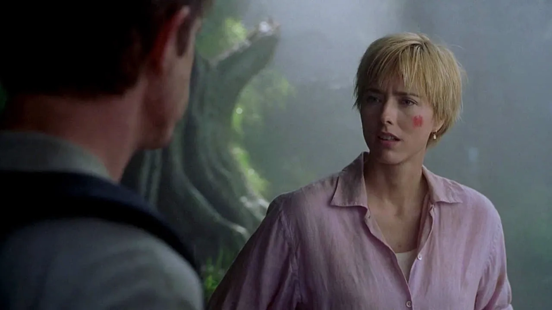 Téa Leoni and William H. Macy in Jurassic Park III (2001)