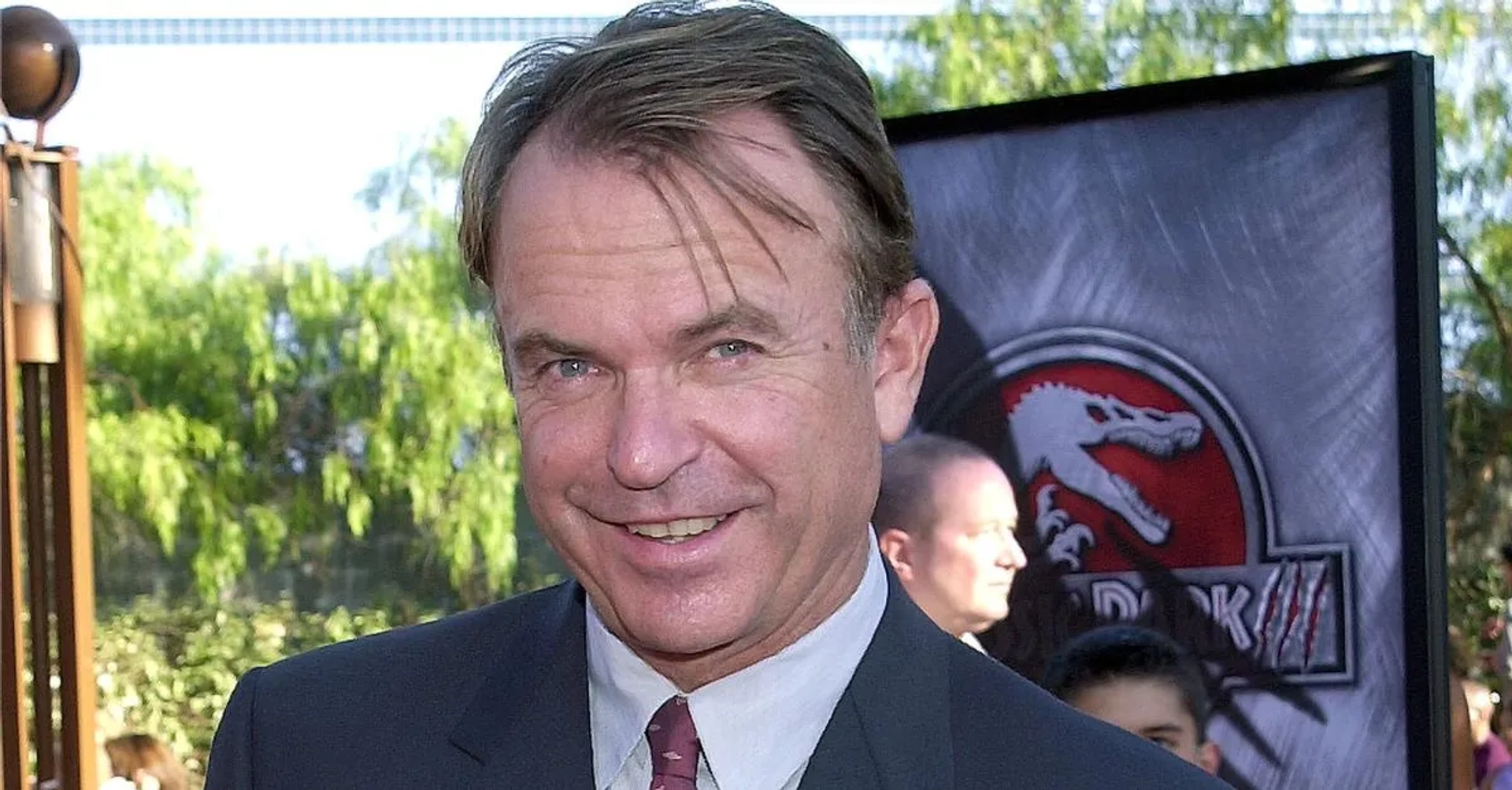 Sam Neill at an event for Jurassic Park III (2001)