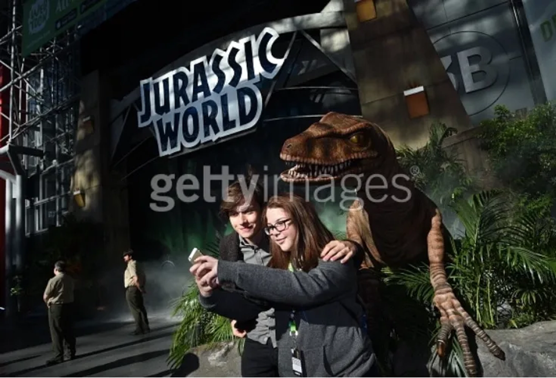 Nick Robinson at an event for Jurassic World (2015)