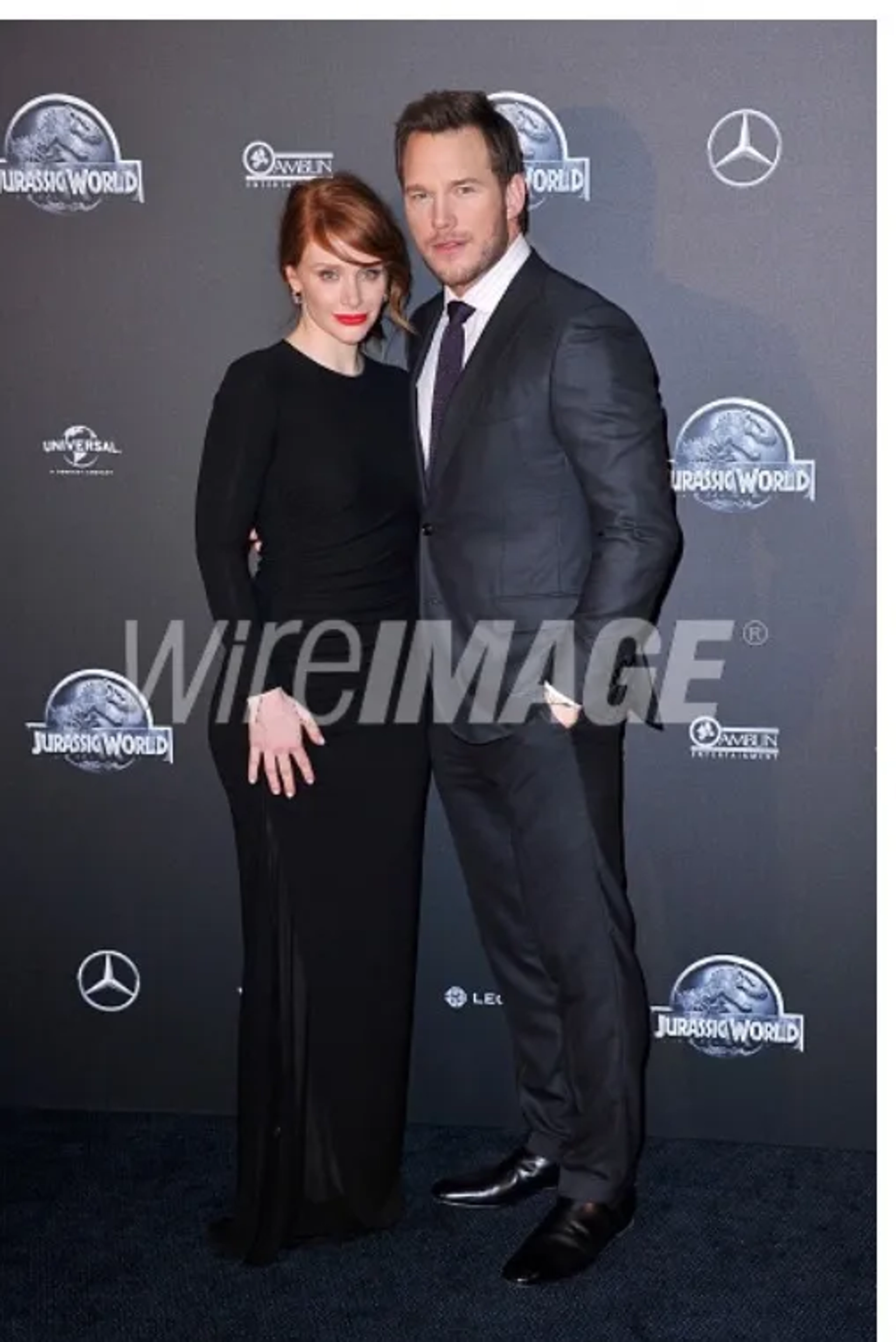 Bryce Dallas Howard and Chris Pratt at an event for Jurassic World (2015)