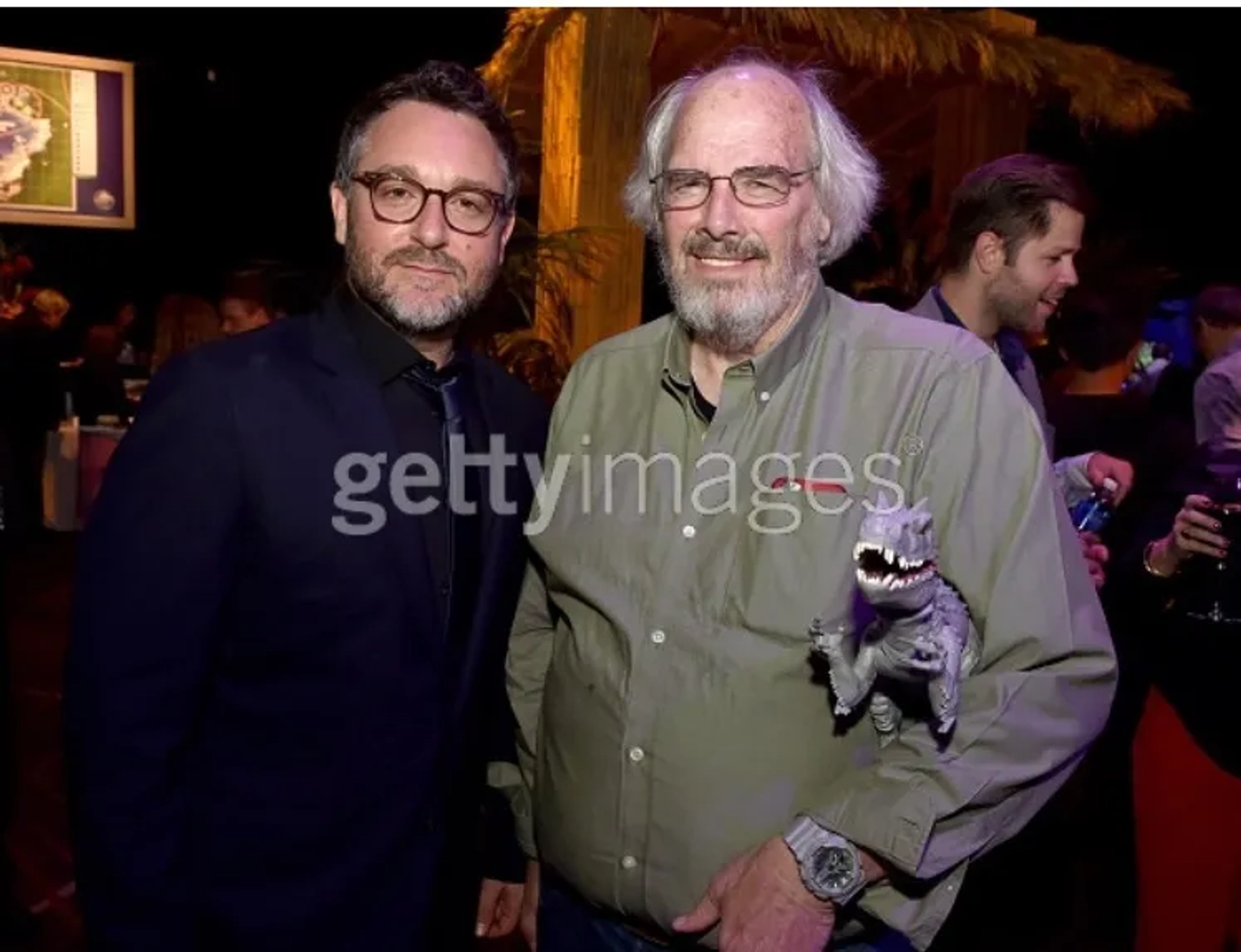 Jack Horner and Colin Trevorrow at an event for Jurassic World (2015)