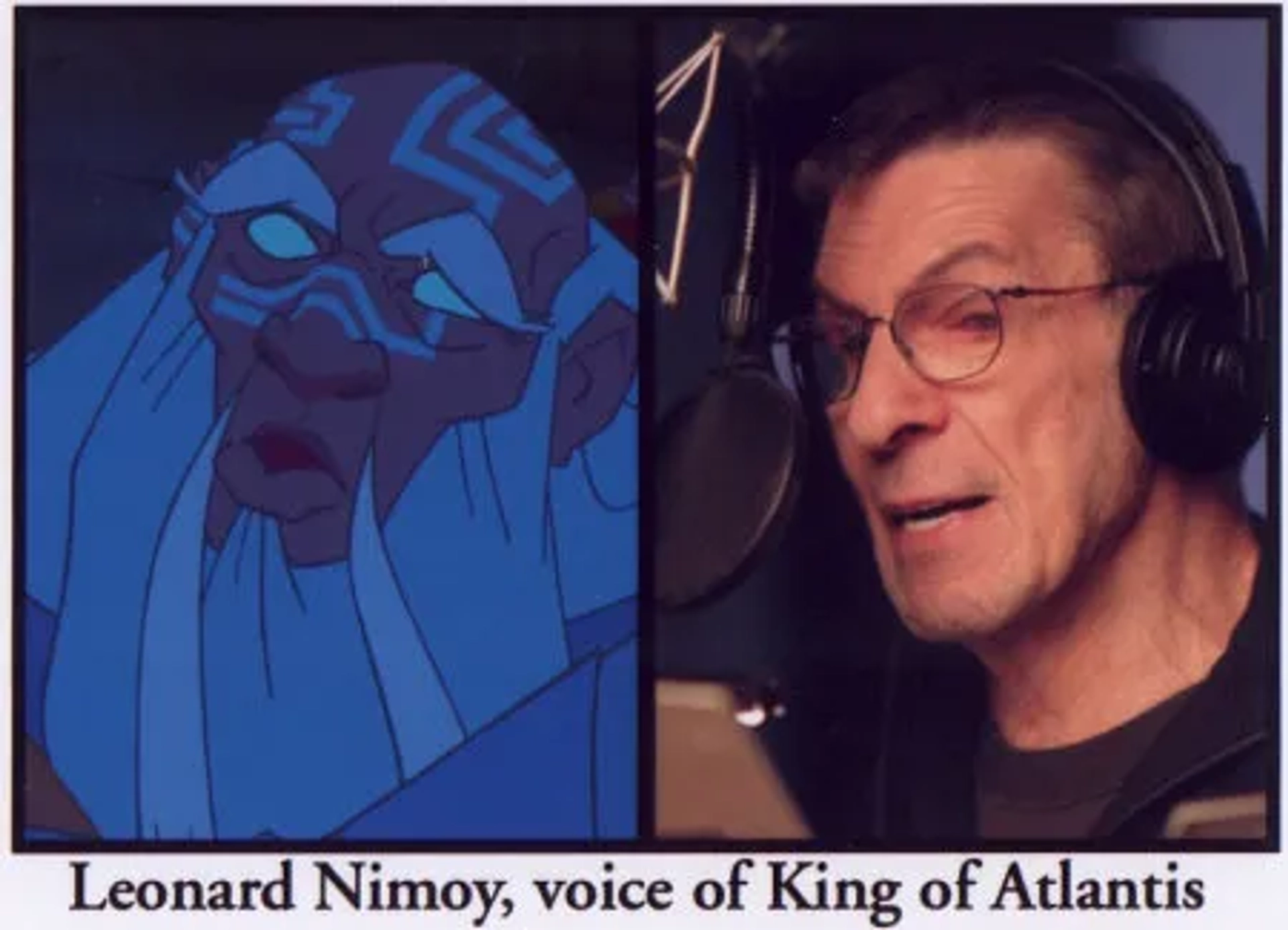 Leonard Nimoy in Atlantis: The Lost Empire (2001)