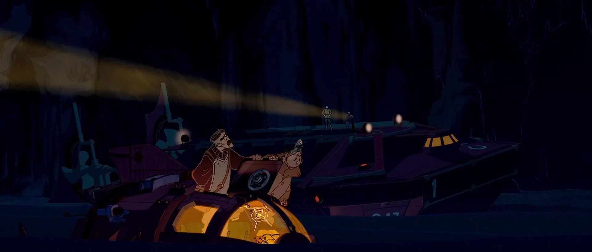 Corey Burton and Don Novello in Atlantis: The Lost Empire (2001)