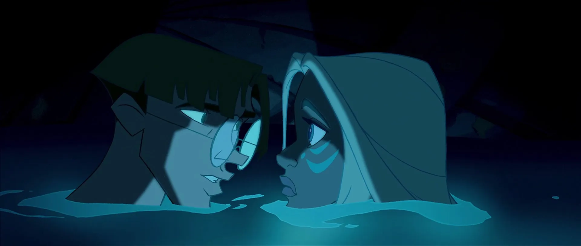 Michael J. Fox and Cree Summer in Atlantis: The Lost Empire (2001)