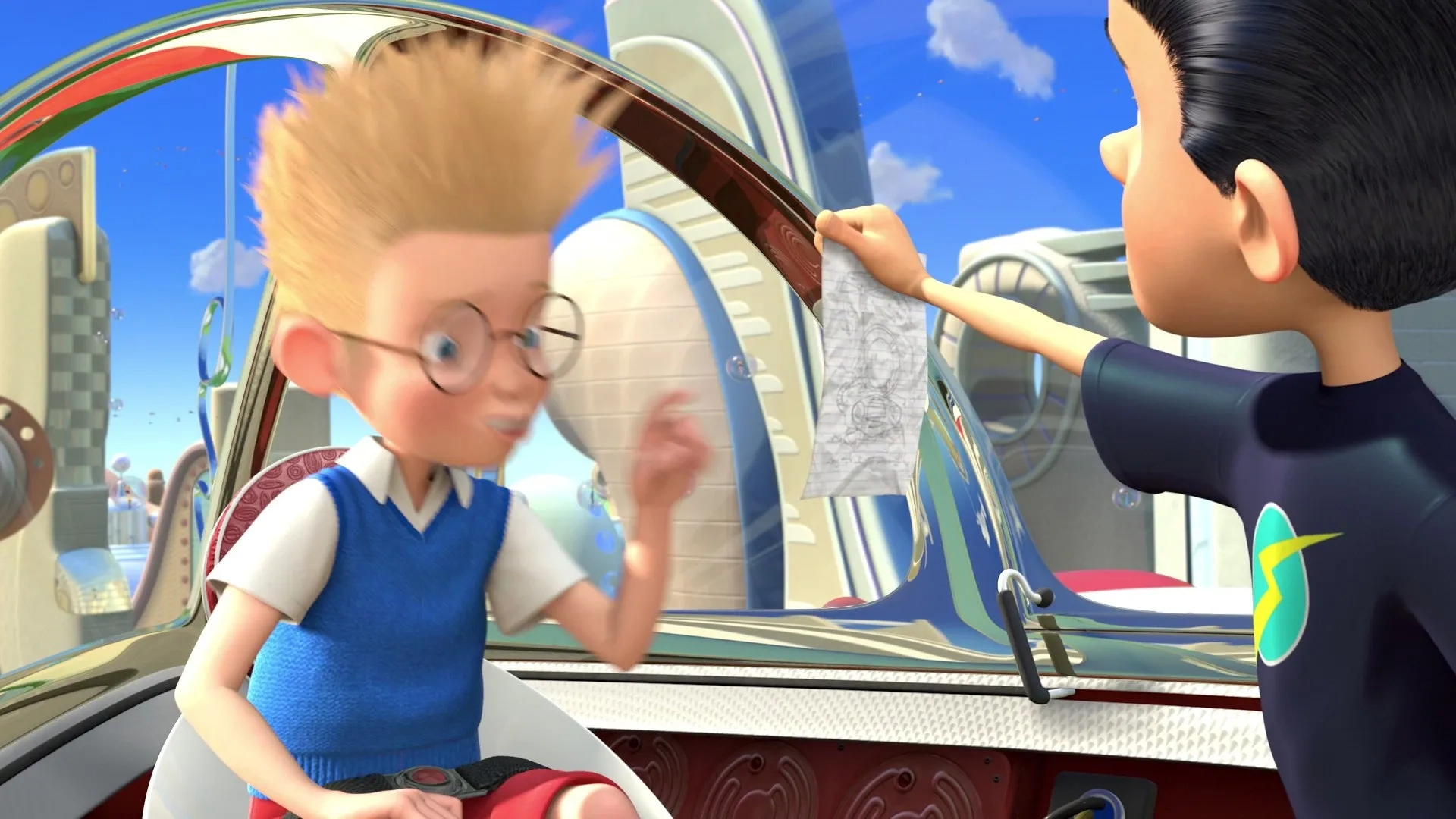 Daniel Hansen and Wesley Singerman in Meet the Robinsons (2007)