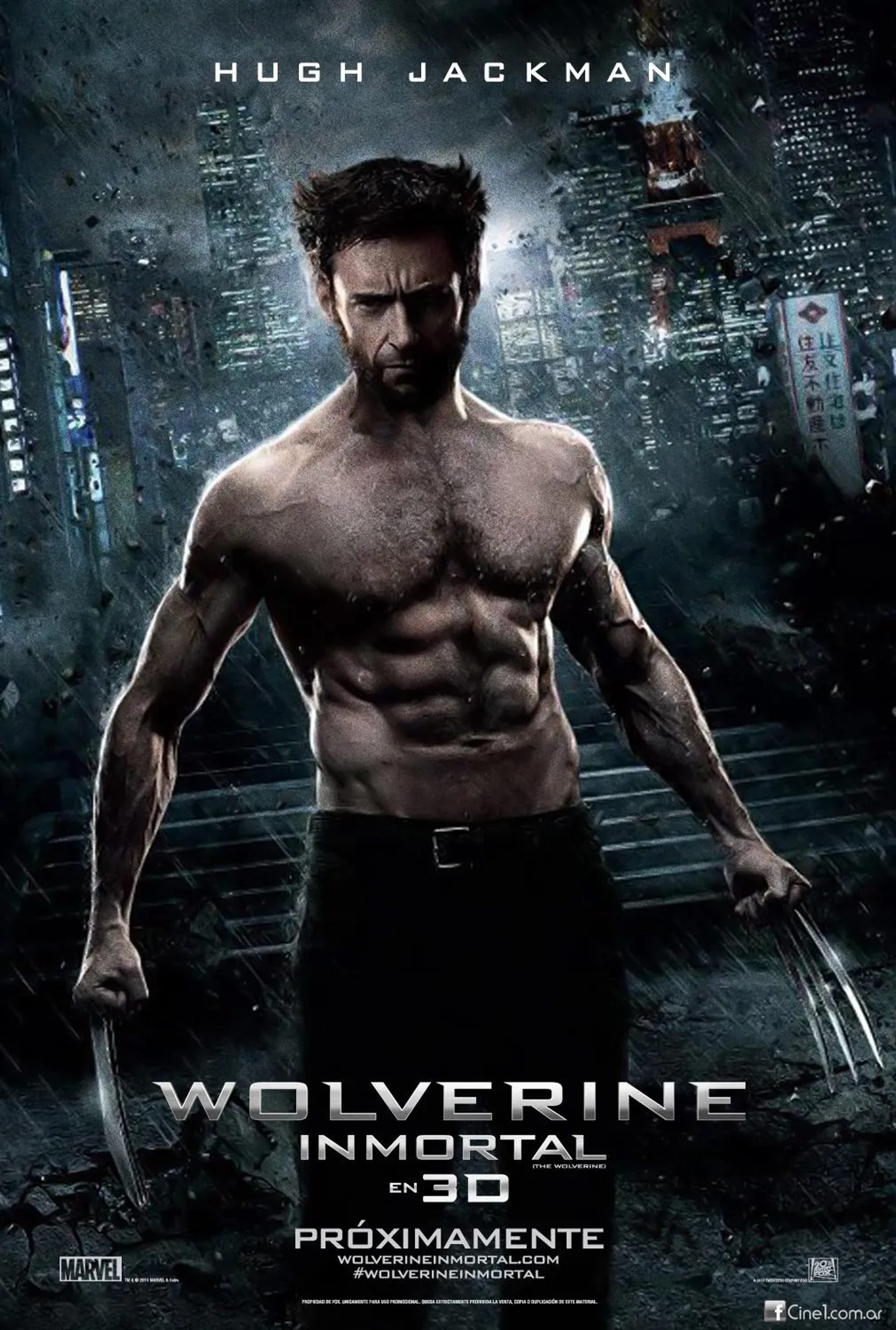 Hugh Jackman in The Wolverine (2013)