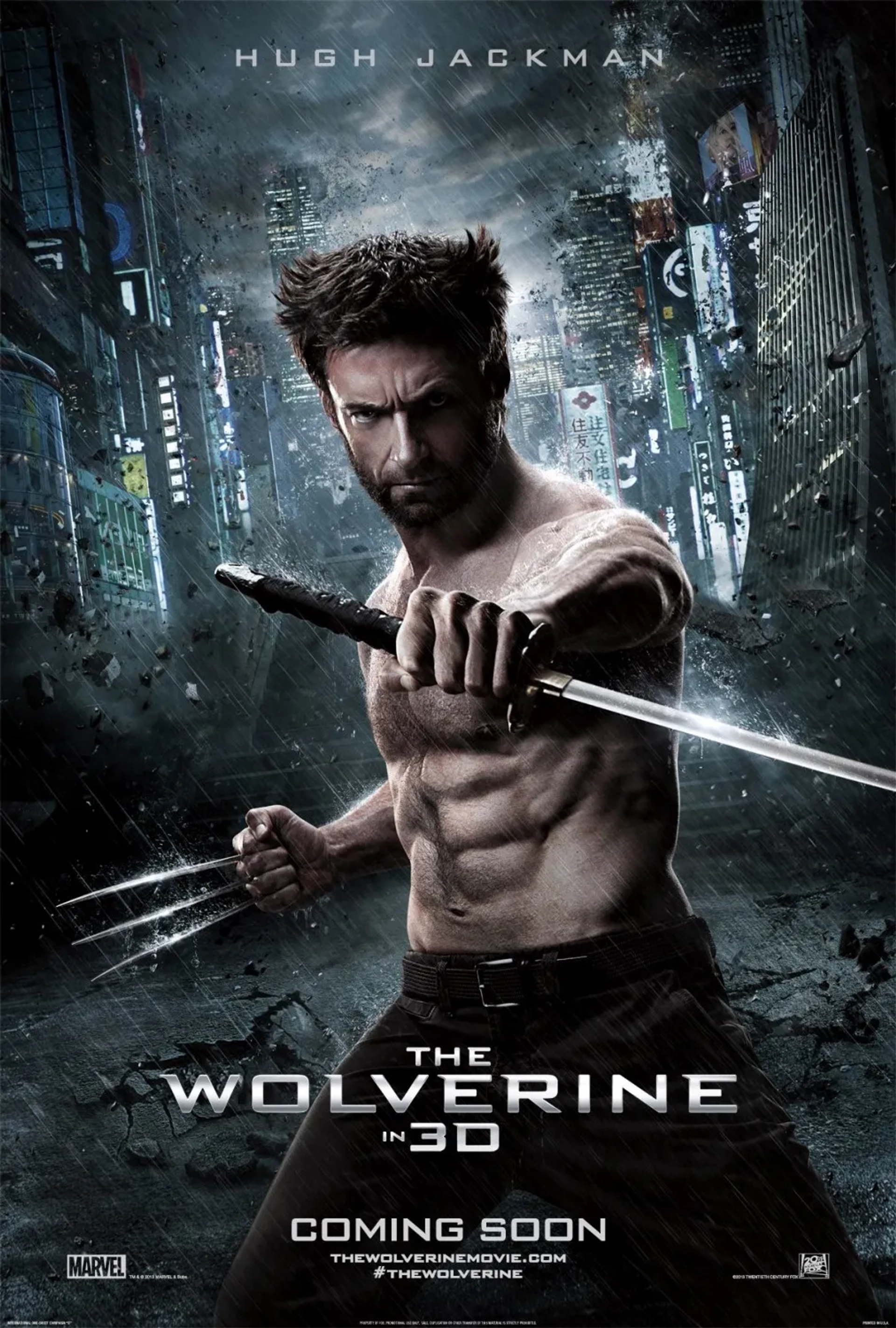 Hugh Jackman in The Wolverine (2013)