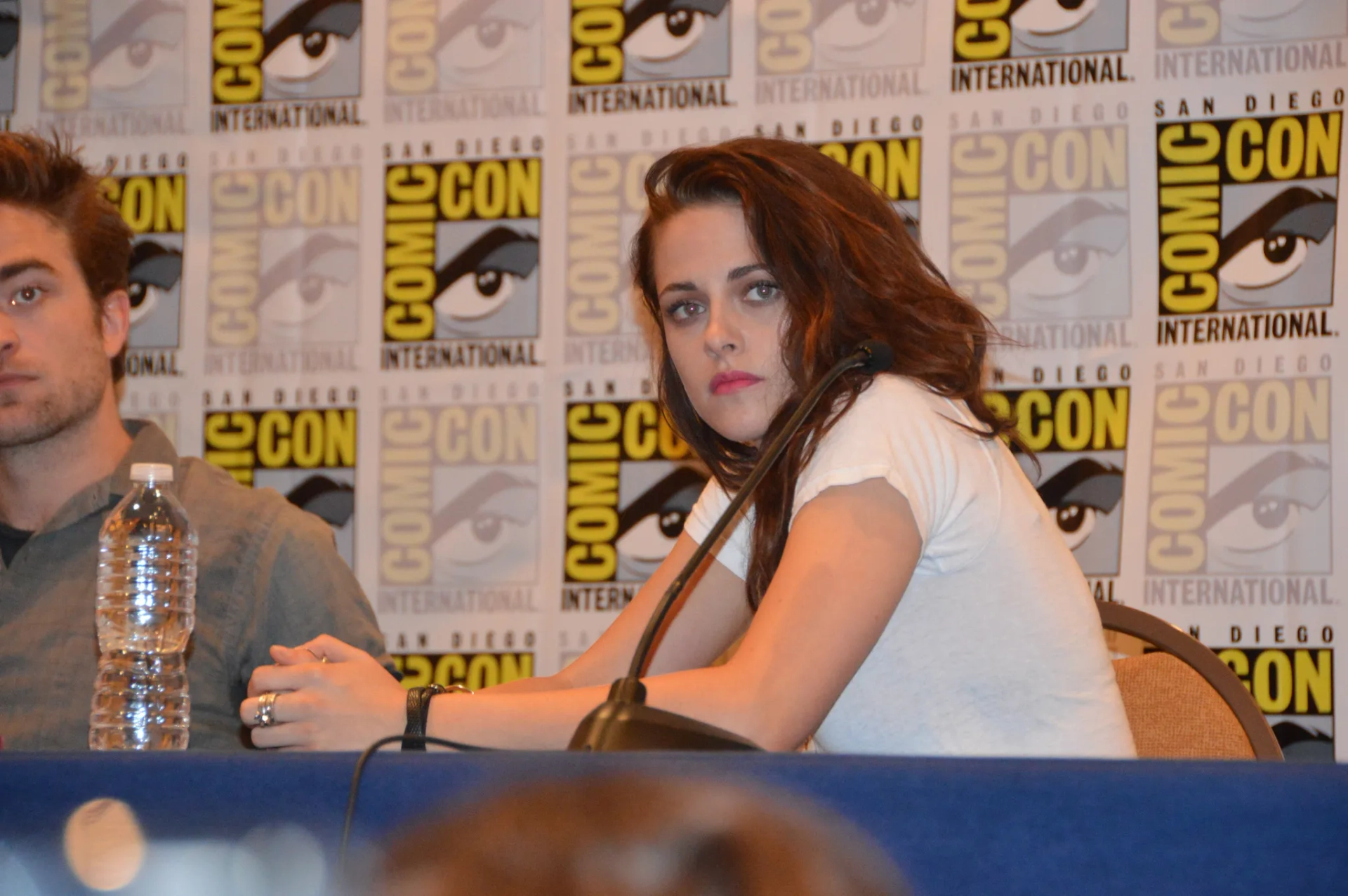 Kristen Stewart and Robert Pattinson at an event for The Twilight Saga: Breaking Dawn - Part 2 (2012)