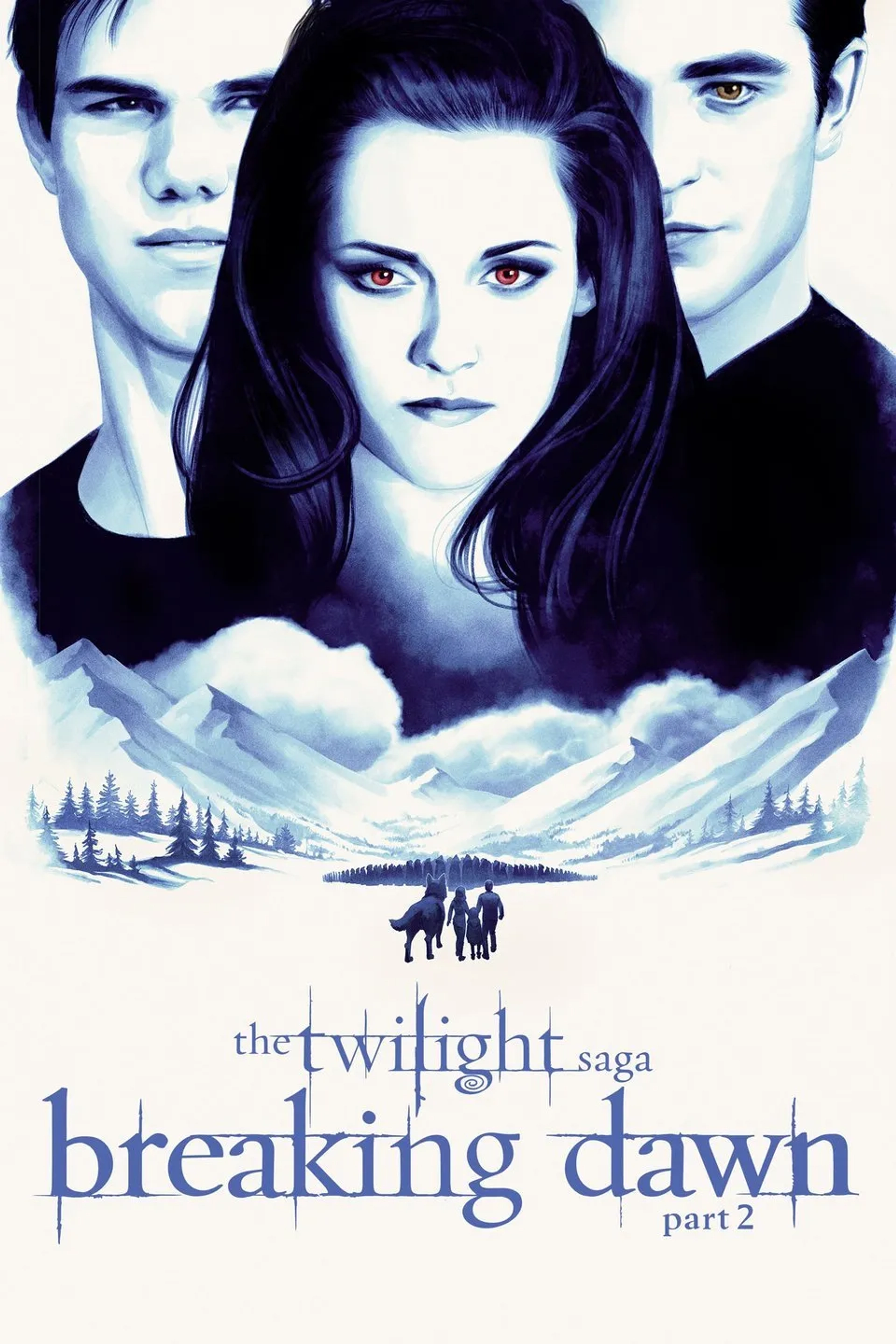 Kristen Stewart, Taylor Lautner, and Robert Pattinson in The Twilight Saga: Breaking Dawn - Part 2 (2012)