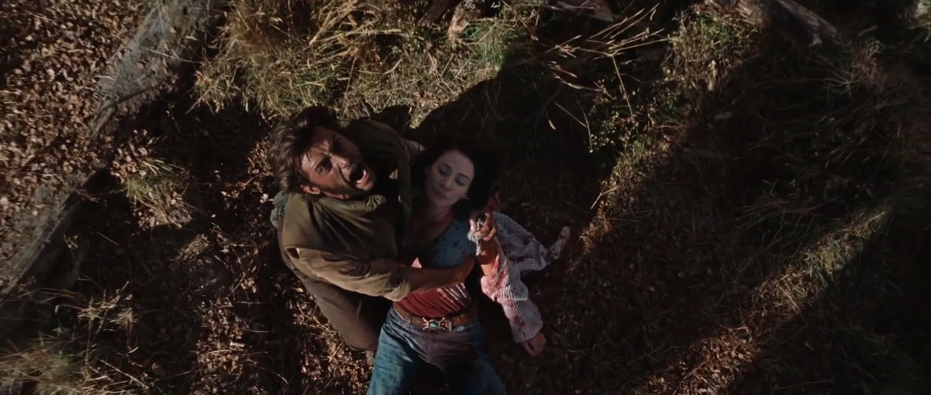 Hugh Jackman and Lynn Collins in X-Men Origins: Wolverine (2009)