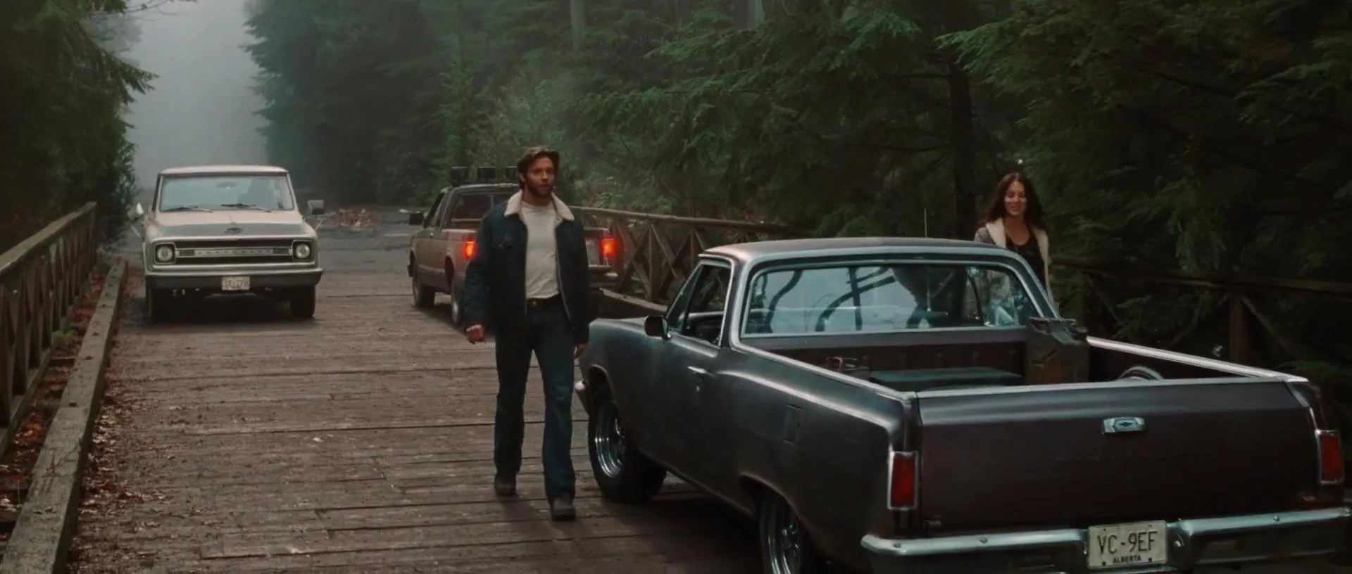 Hugh Jackman and Lynn Collins in X-Men Origins: Wolverine (2009)