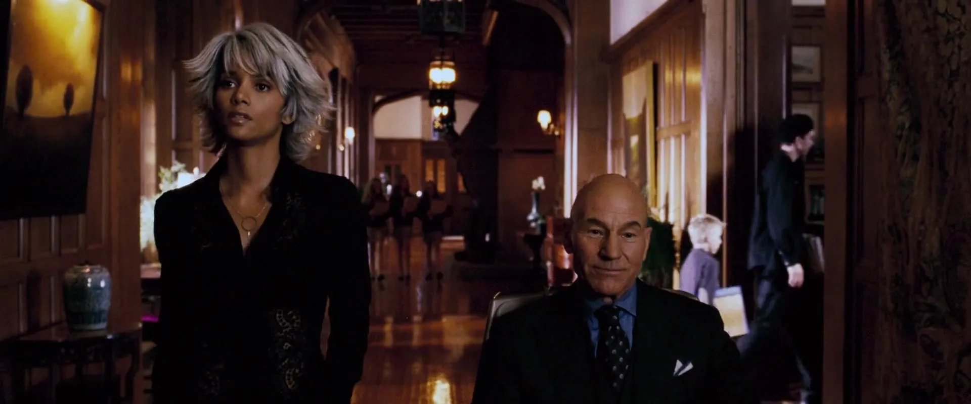Halle Berry and Patrick Stewart in X-Men: The Last Stand (2006)