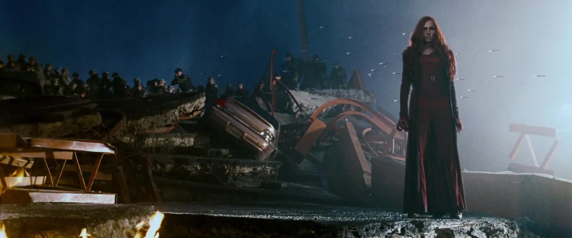 Famke Janssen, Winham Hammond, Ed Appleby, Linley Subryan, and Elan Even in X-Men: The Last Stand (2006)