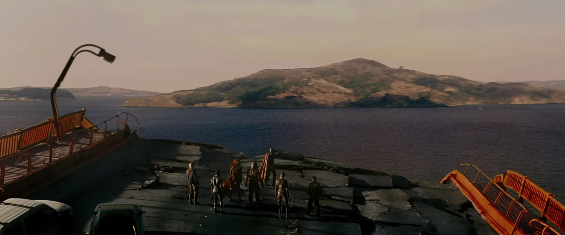 Famke Janssen, Vinnie Jones, Ian McKellen, Aaron Stanford, and Omahyra in X-Men: The Last Stand (2006)