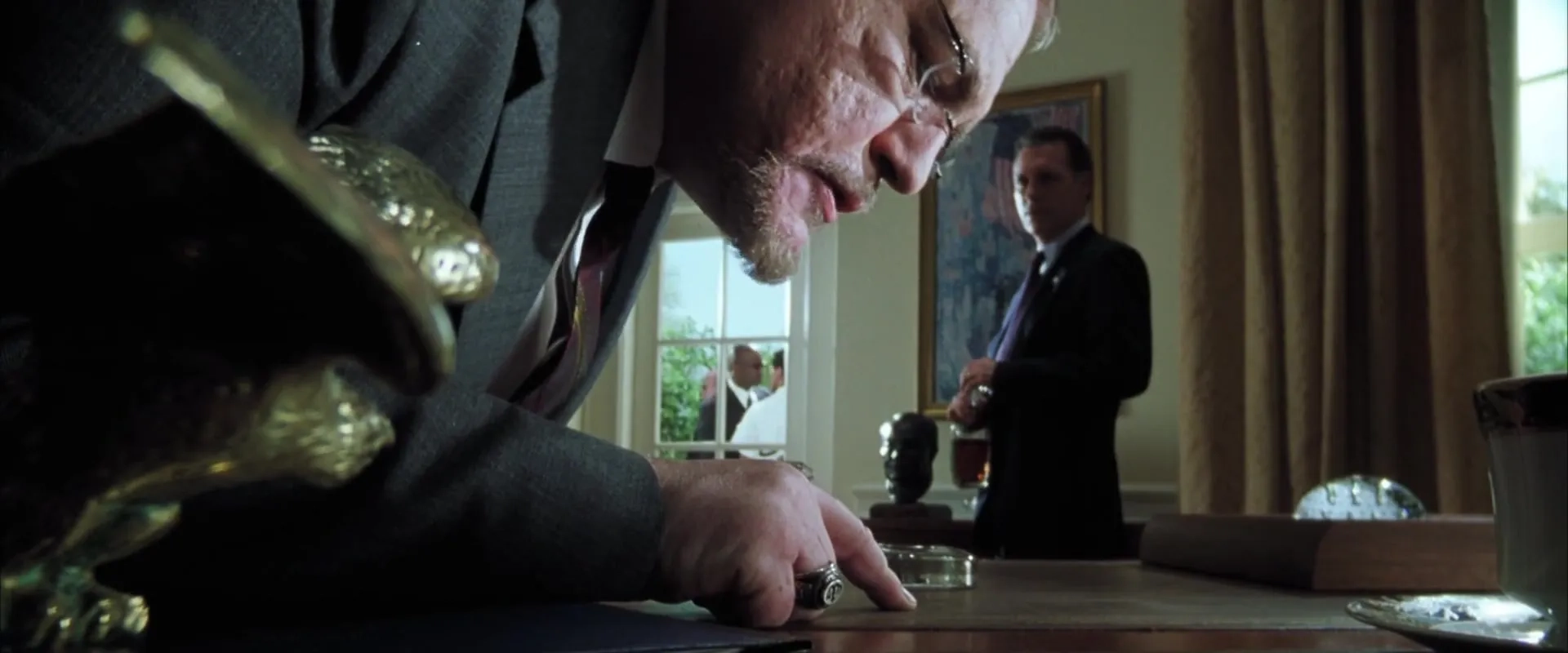 Brian Cox and Cotter Smith in X2 (2003)