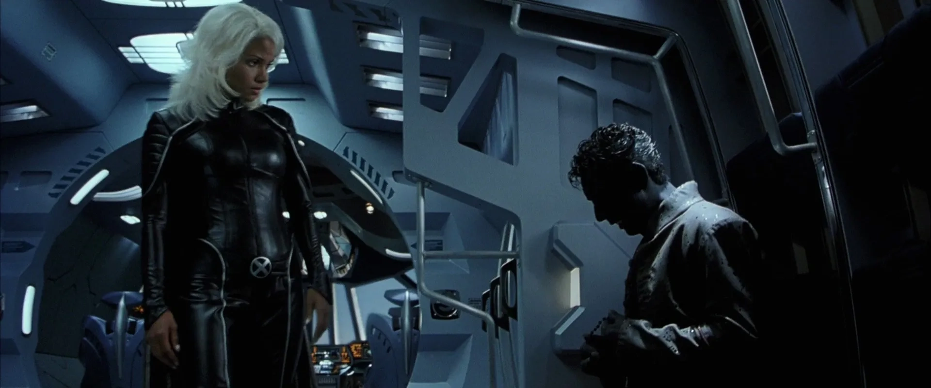 Halle Berry and Alan Cumming in X2 (2003)