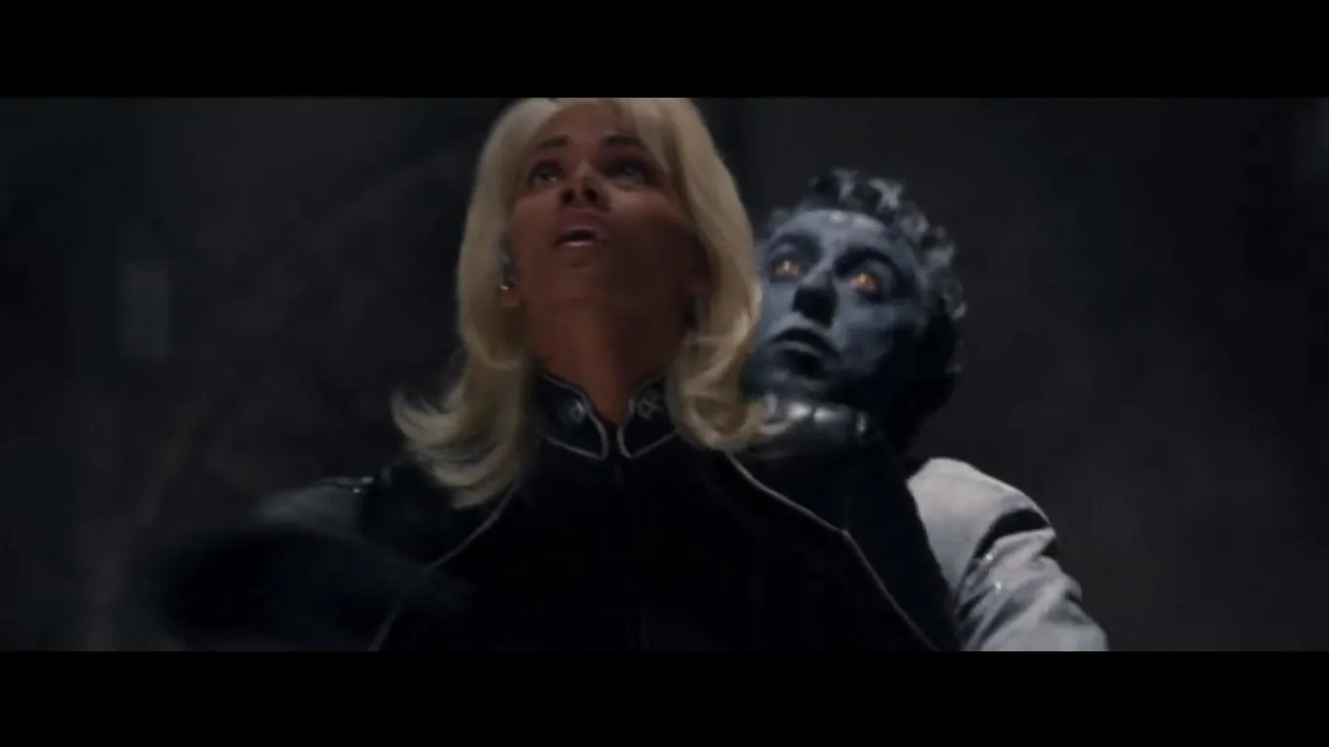 Halle Berry and Alan Cumming in X2 (2003)
