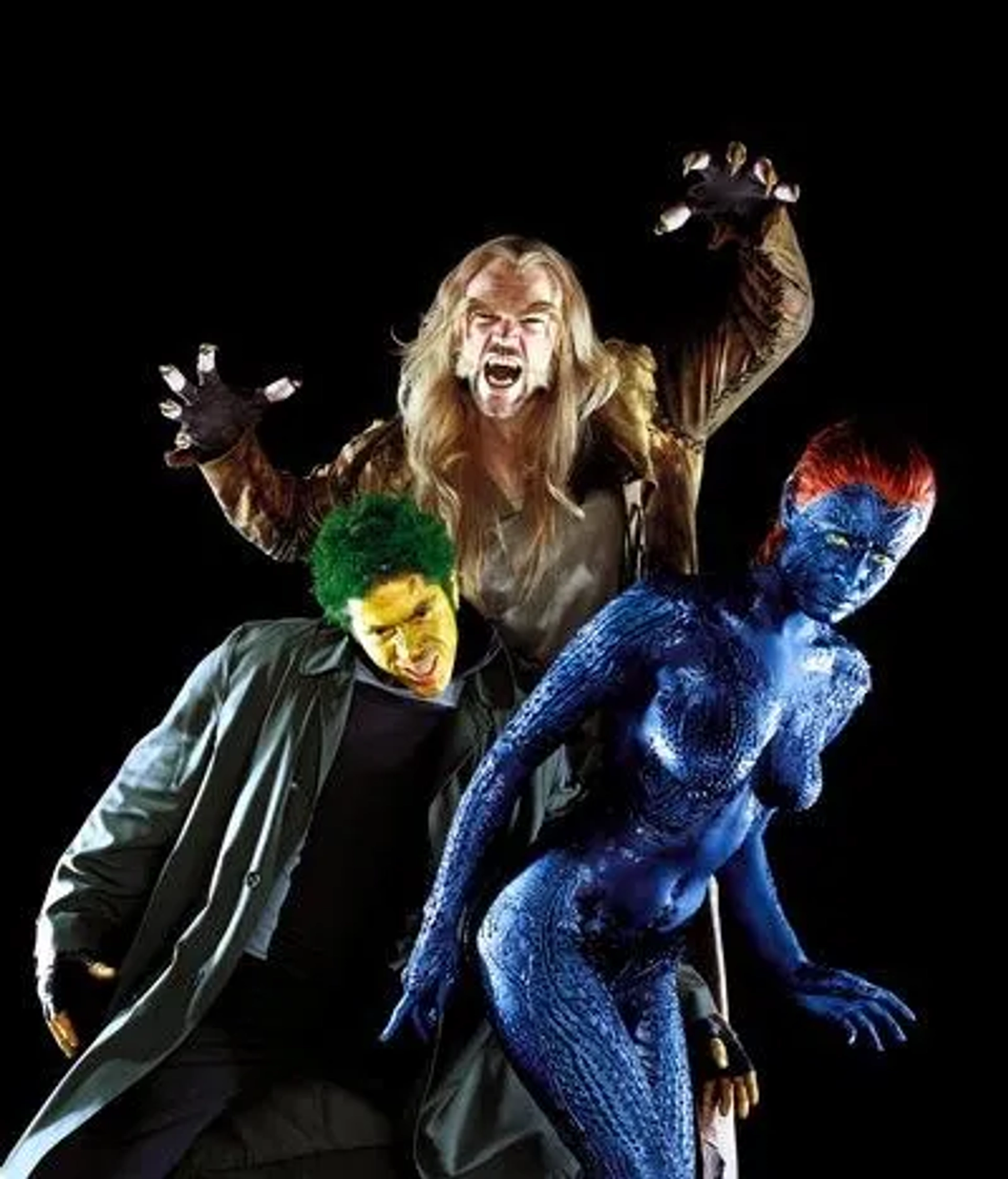 Rebecca Romijn, Tyler Mane, and Ray Park in X-Men (2000)