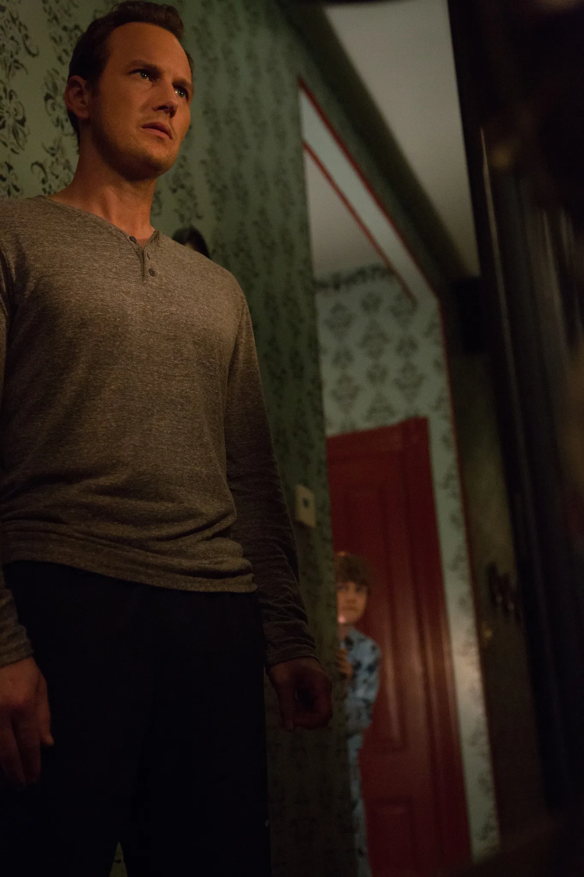 Patrick Wilson and Ty Simpkins in Insidious: Chapter 2 (2013)