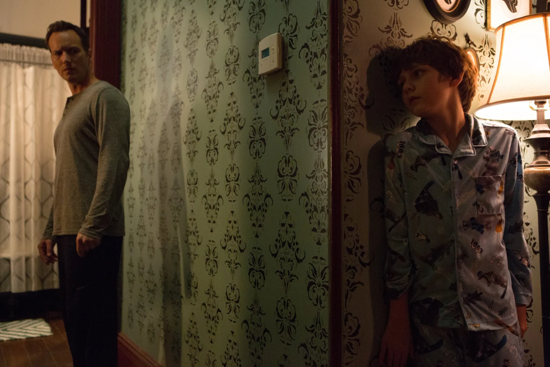 Patrick Wilson and Ty Simpkins in Insidious: Chapter 2 (2013)