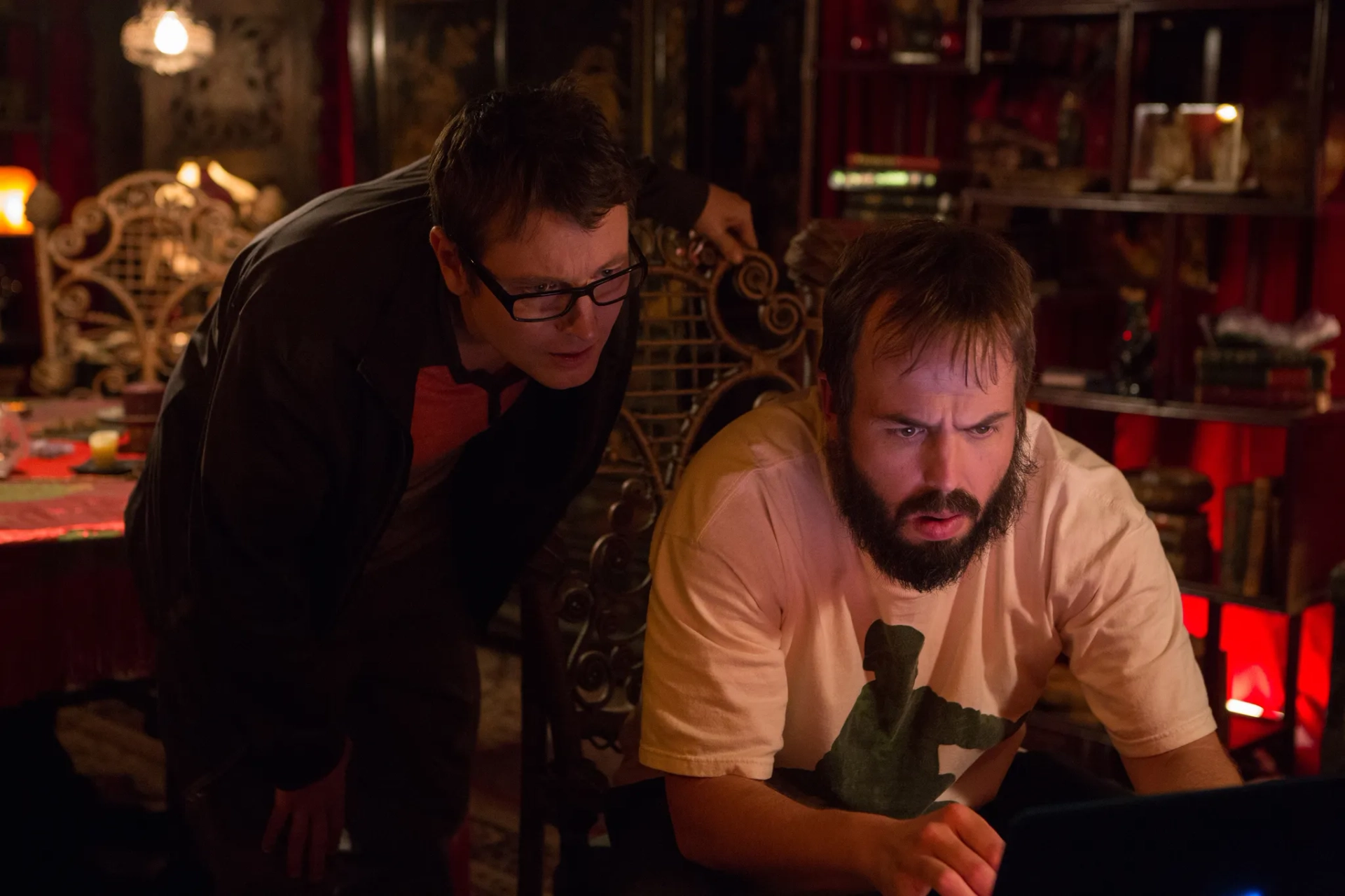 Angus Sampson and Leigh Whannell in Insidious: Chapter 2 (2013)