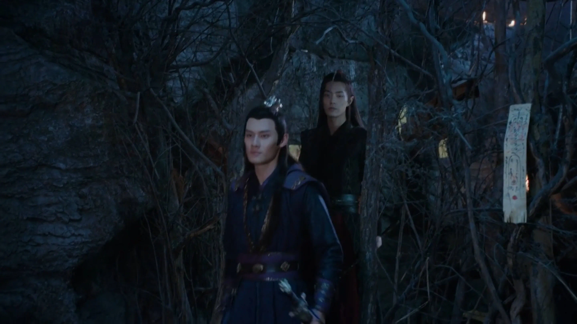 Zhuocheng Wang and Zhan Xiao in The Untamed (2019)