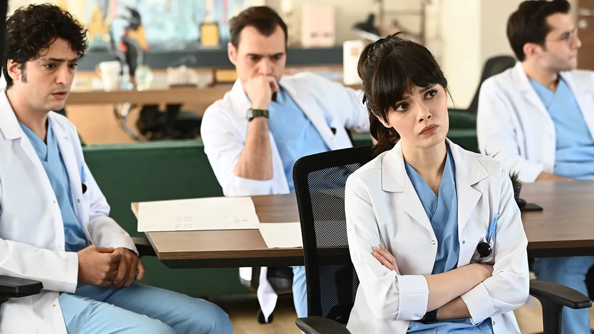 Taner Ölmez, Hakan Kurtas, Firat Altunmese, and Sinem Ünsal in A Miracle (2019)