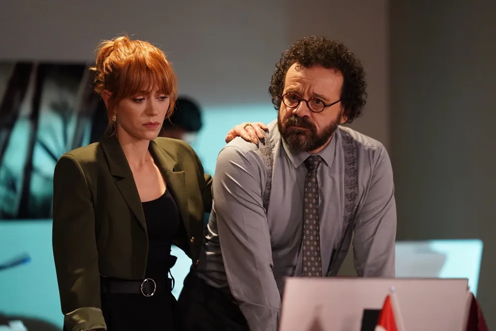 Reha Özcan and Hazal Türesan in A Miracle (2019)