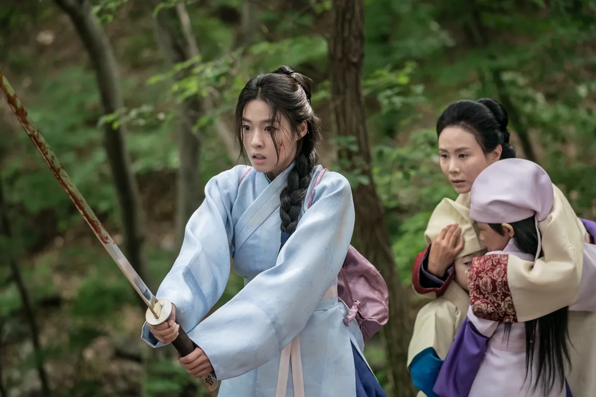 Park Yejin and Seol-Hyun Kim in My Country: The New Age (2019)