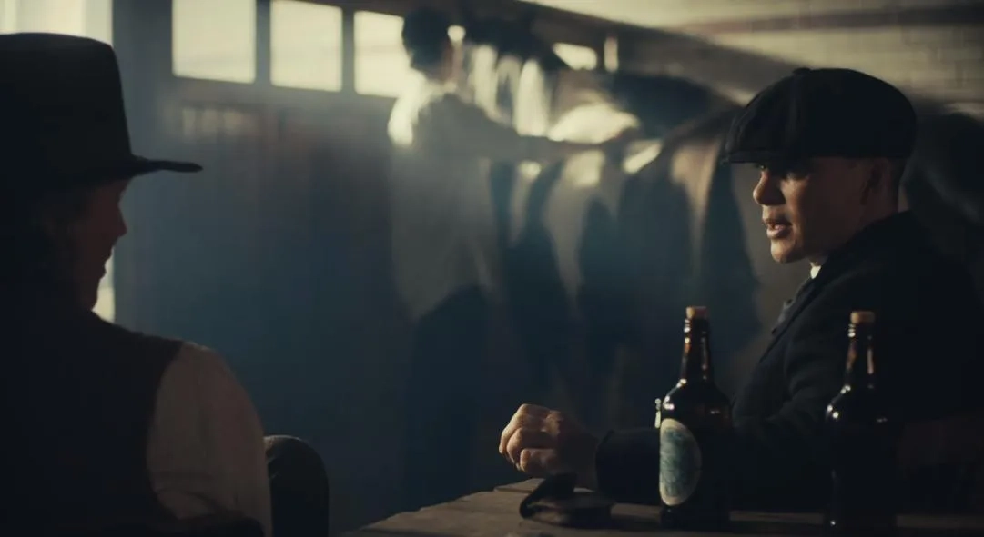 Aidan Gillen, Cillian Murphy, and Jack Rowan in Peaky Blinders (2013)