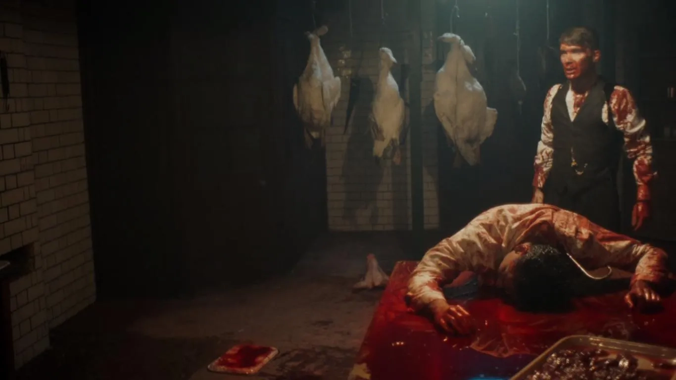 Cillian Murphy and Andreas Muñoz in Peaky Blinders (2013)