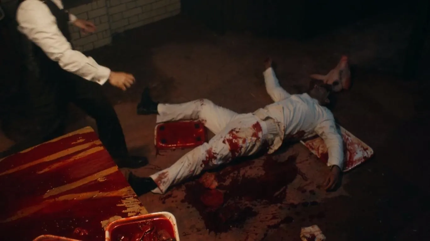 Cillian Murphy and Andreas Muñoz in Peaky Blinders (2013)