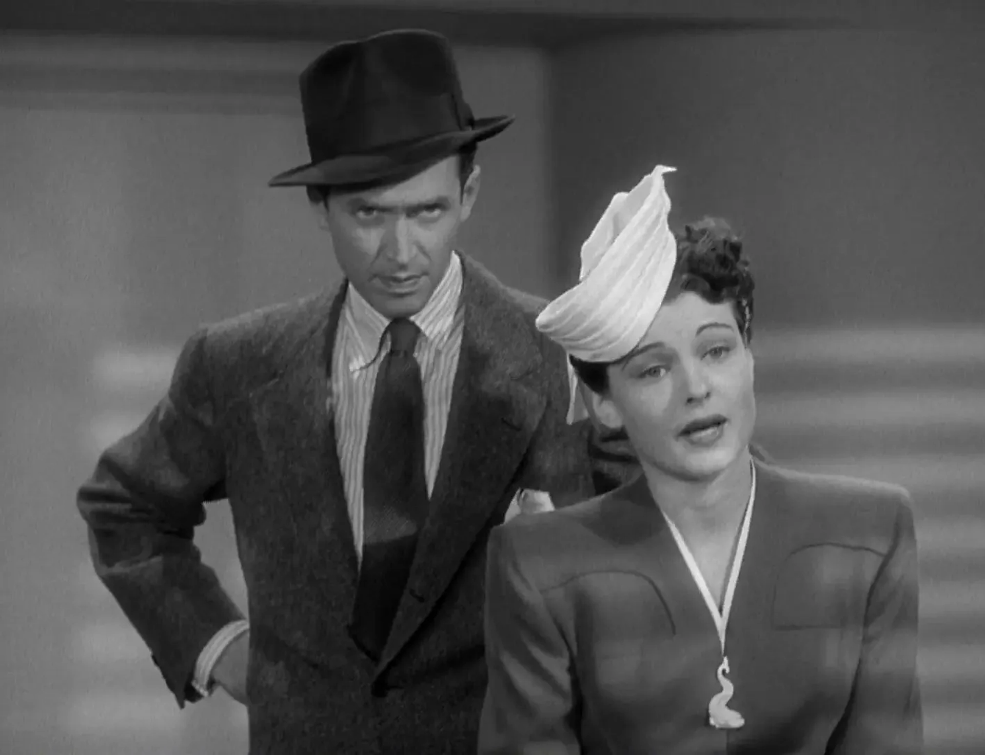 James Stewart and Ruth Hussey in The Philadelphia Story (1940)