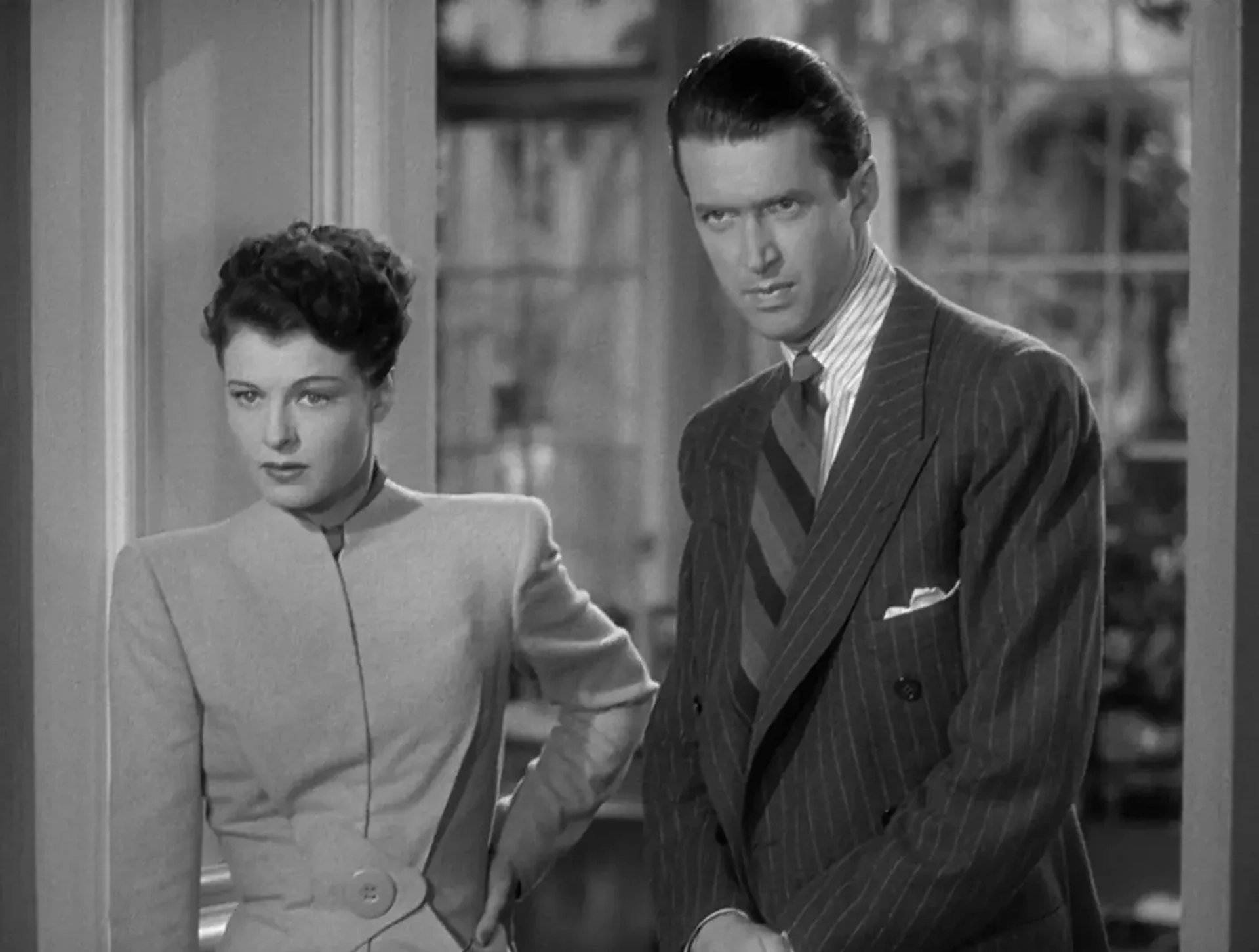 James Stewart and Ruth Hussey in The Philadelphia Story (1940)