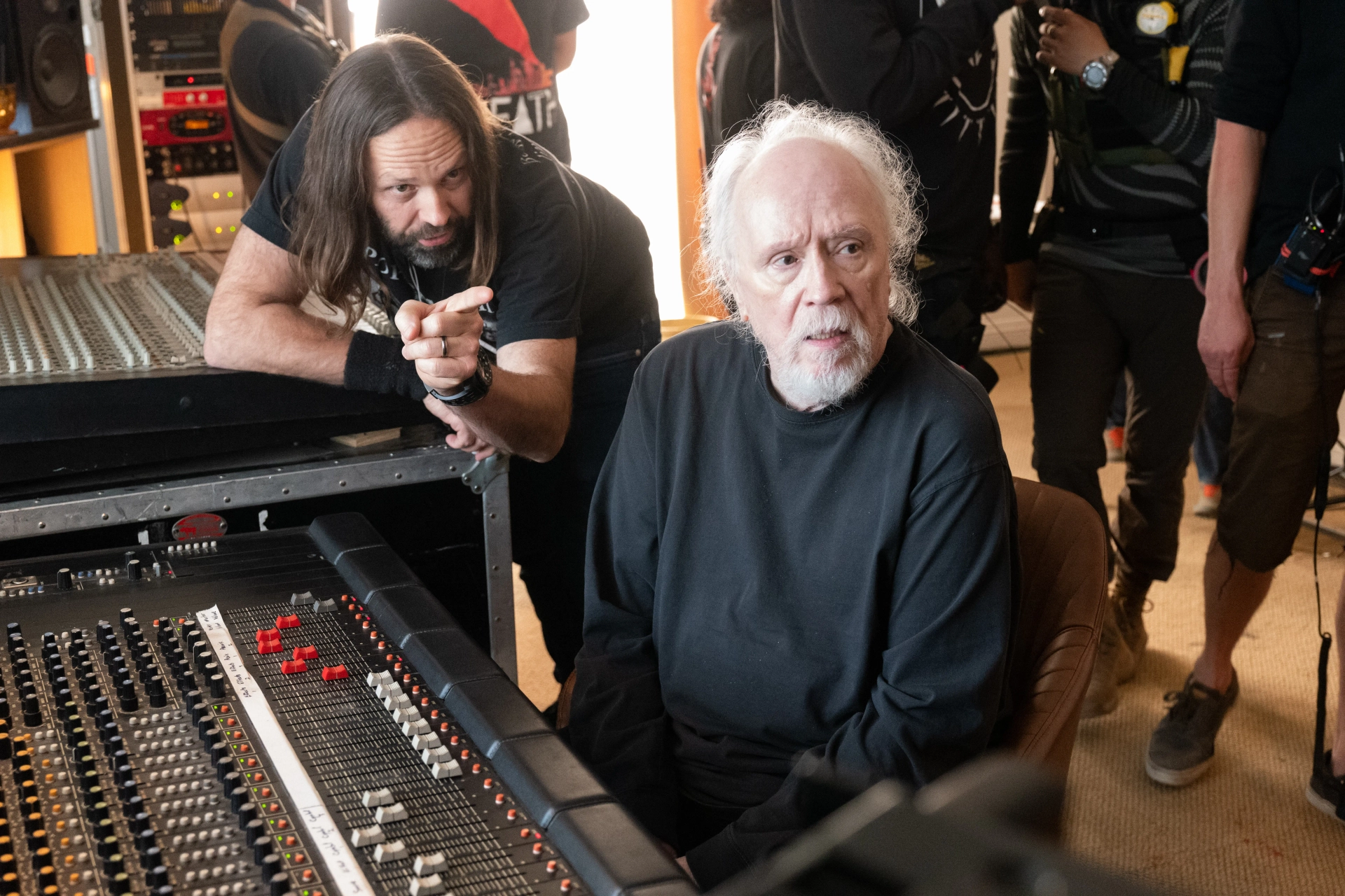 John Carpenter and BJ McDonnell in Studio 666 (2022)