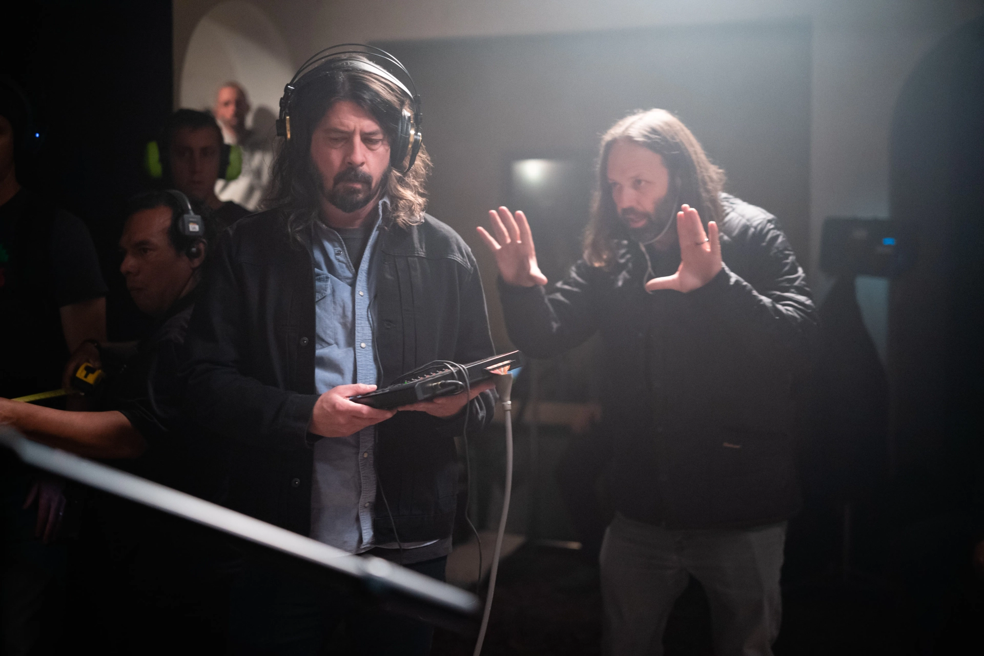 BTS BJ McDonnell directing Dave Grohl in STUDIO 666