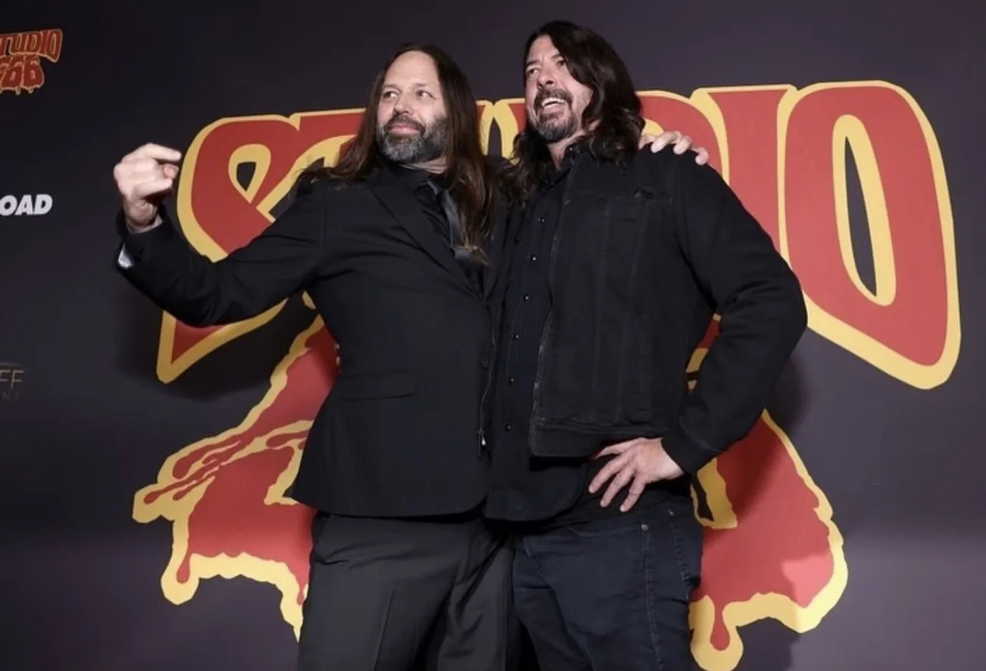 Dave Grohl and BJ McDonnell at an event for Studio 666 (2022)