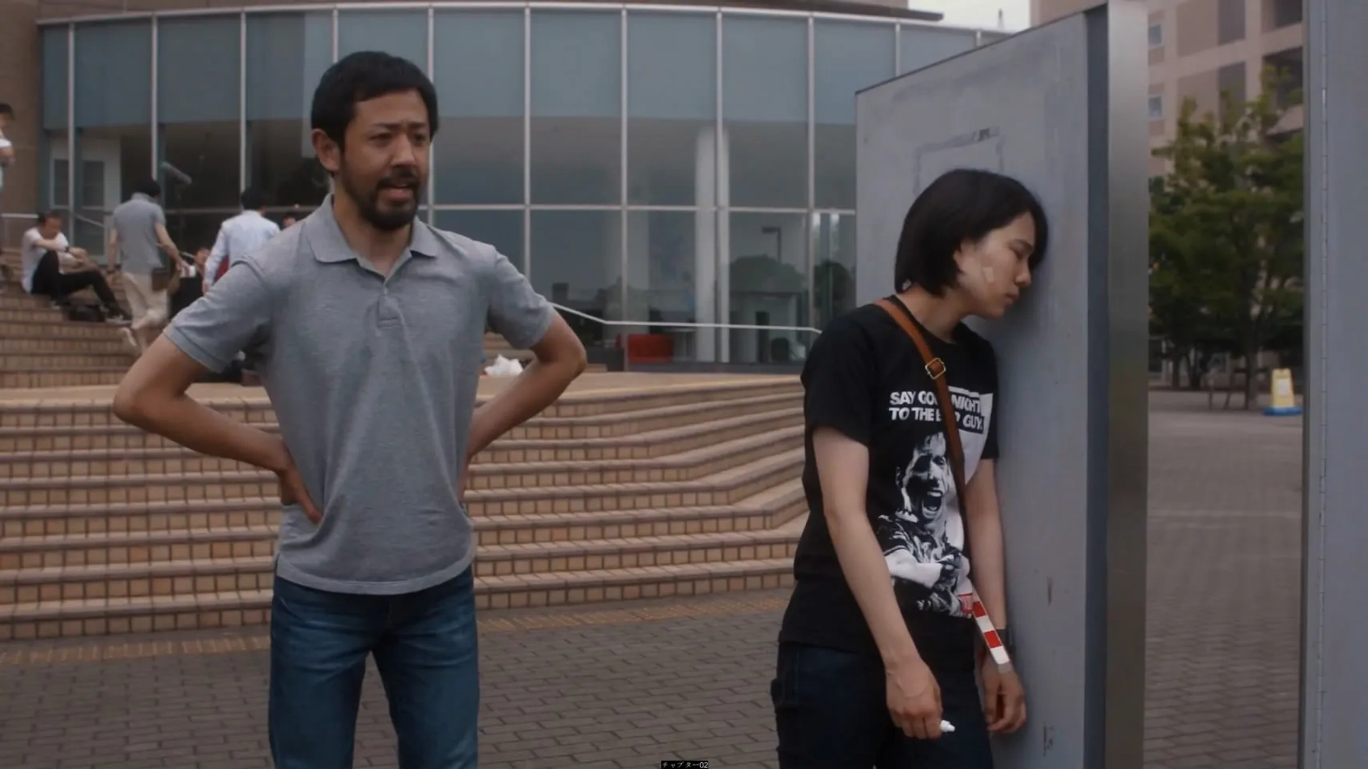 Takayuki Hamatsu and Mao in One Cut of the Dead (2017)