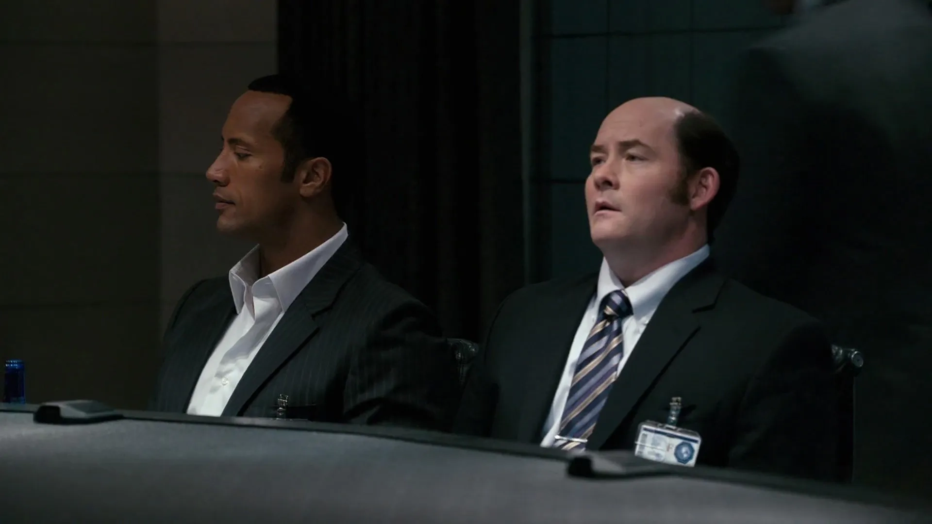 Dwayne Johnson and David Koechner in Get Smart (2008)