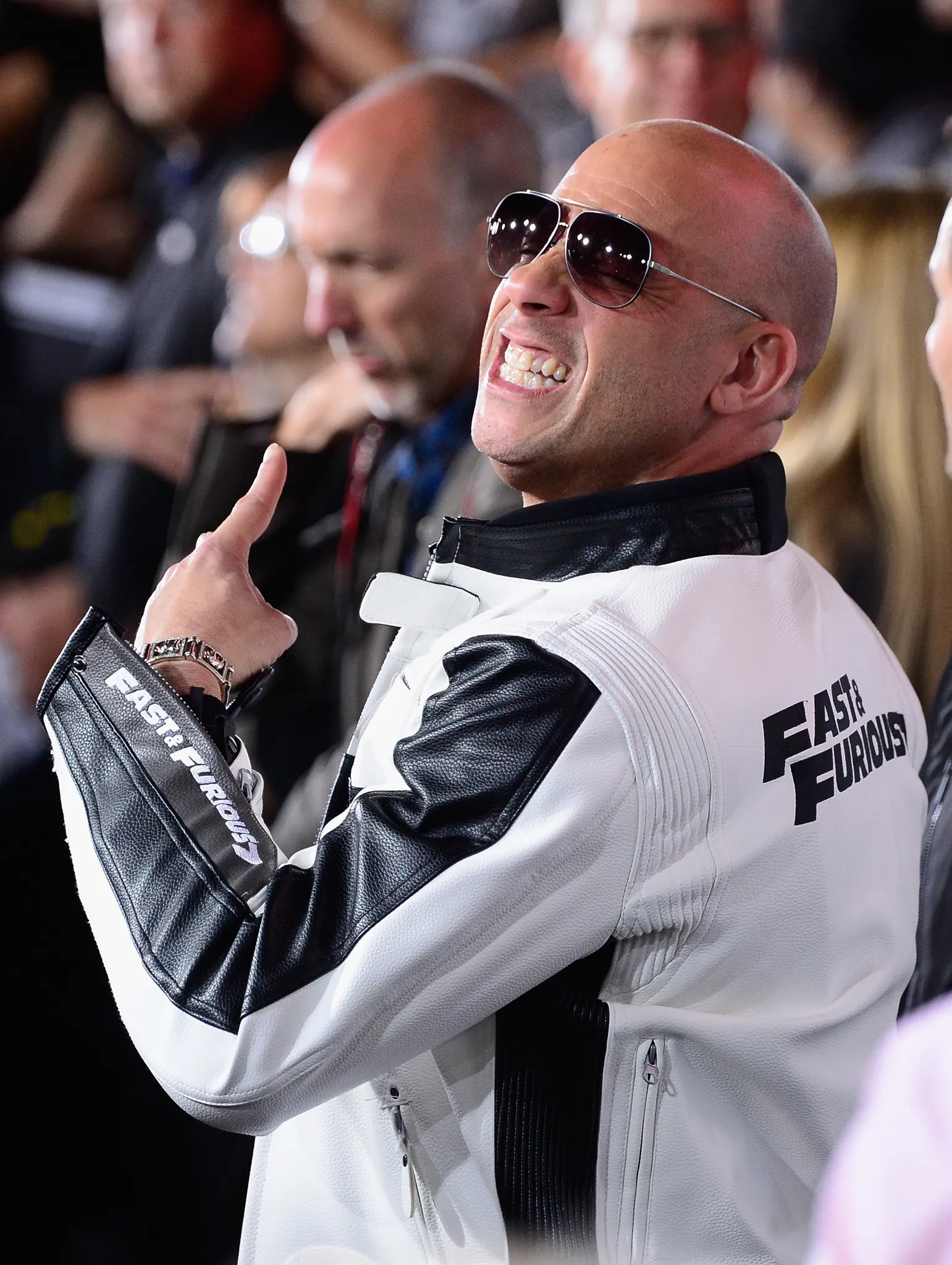 Vin Diesel at an event for Furious 7 (2015)