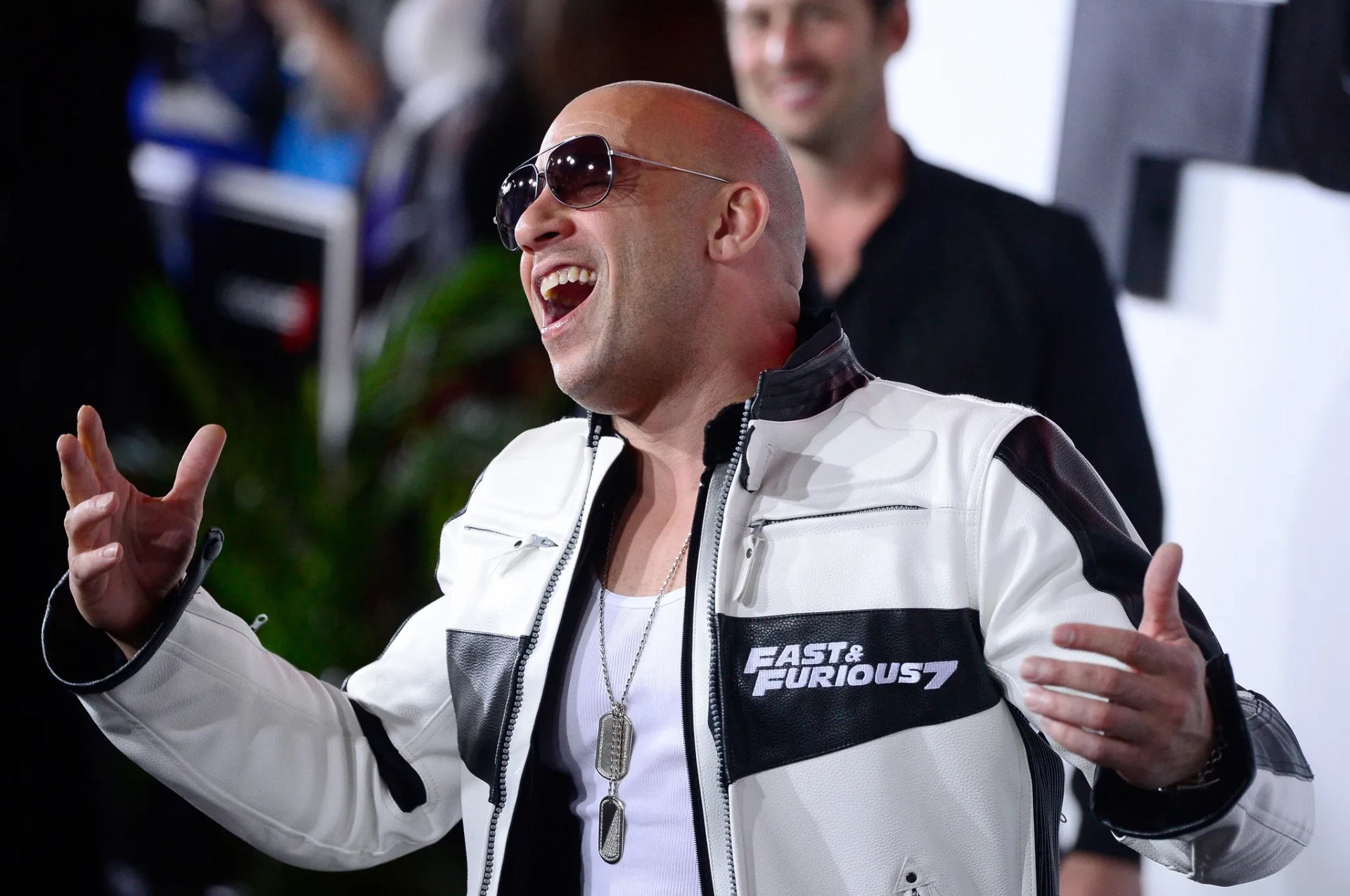 Vin Diesel at an event for Furious 7 (2015)