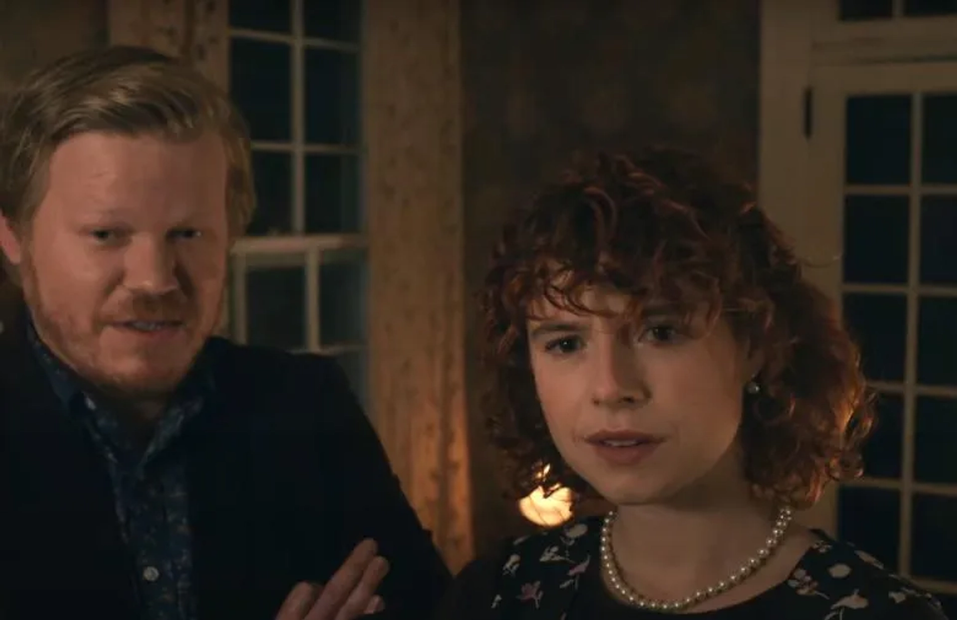 Jesse Plemons and Jessie Buckley in I'm Thinking of Ending Things (2020)